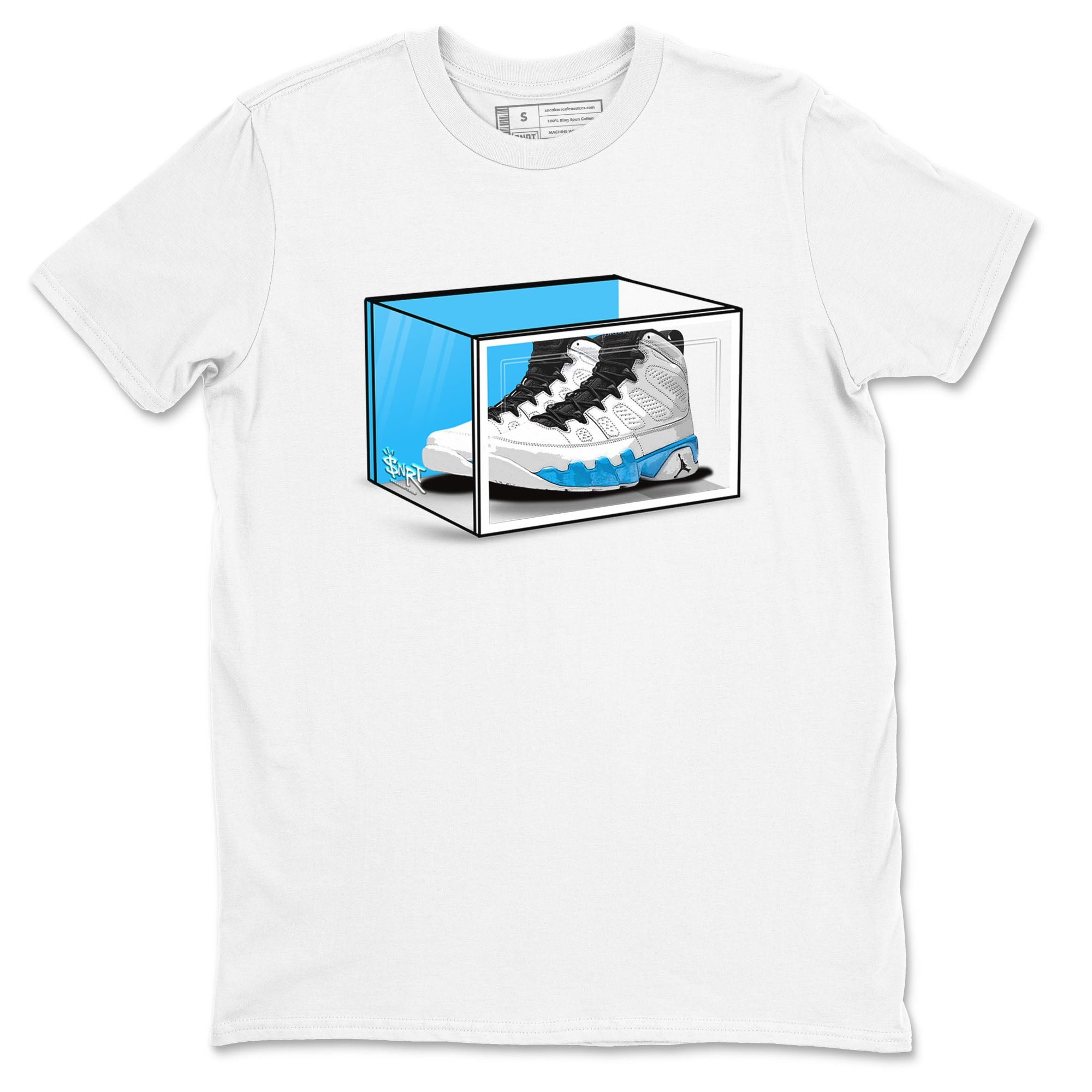 Shoe Box snkmatch Tees - Air Jordan 9 Powder Blue