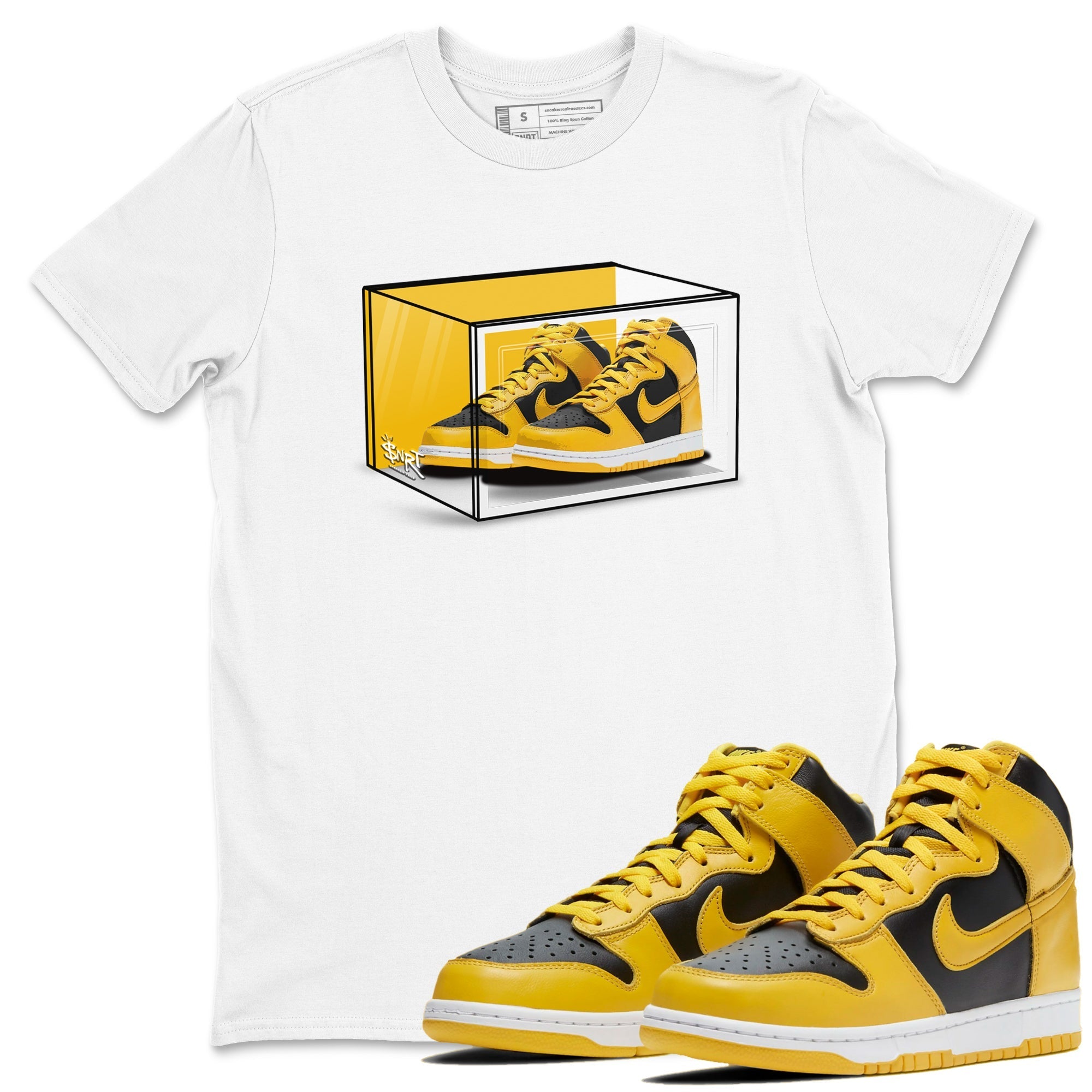 Shoe Box snkmatch Tees - Dunk High Pollen