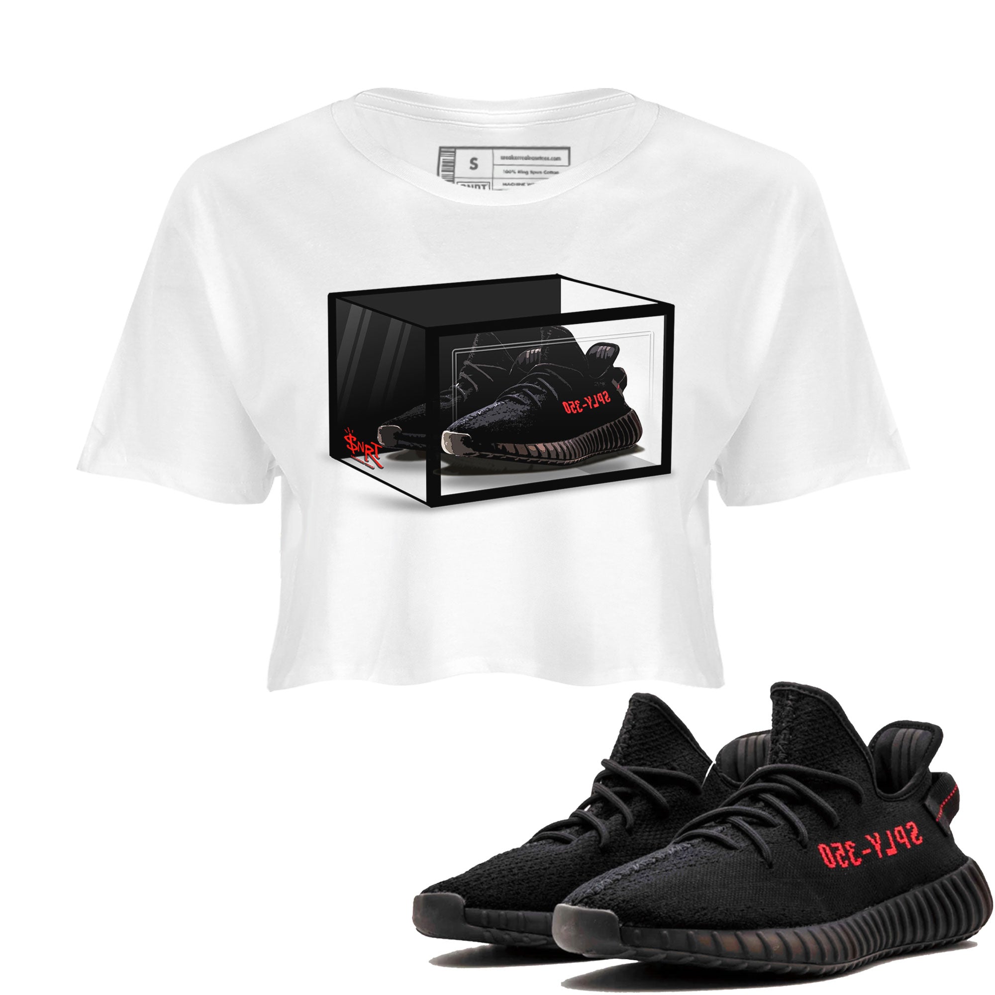Shoe Box snkmatch Women's Top - Yeezy 350 Bred