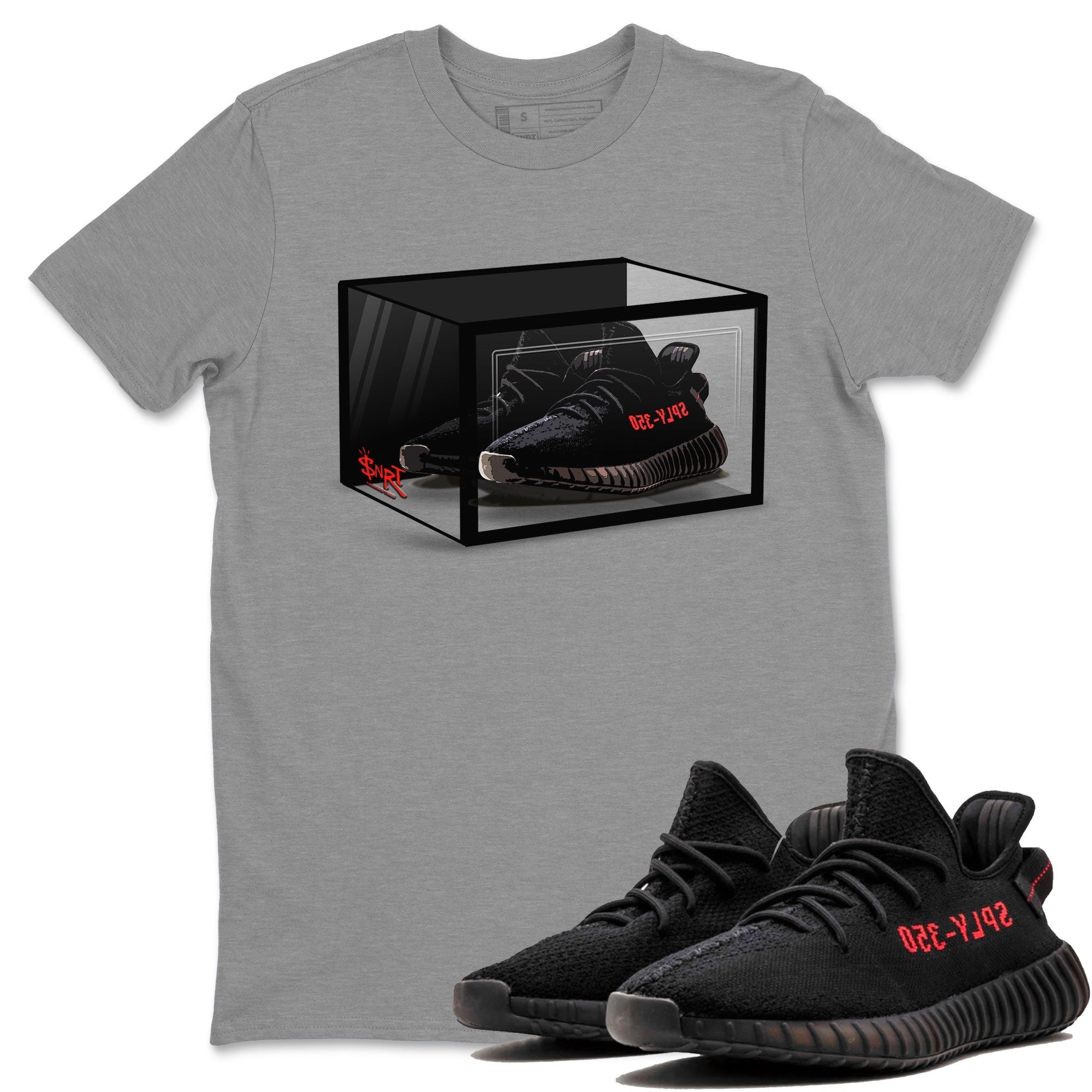 Shoe Box snkmatch Tee - Yeezy 350 Bred