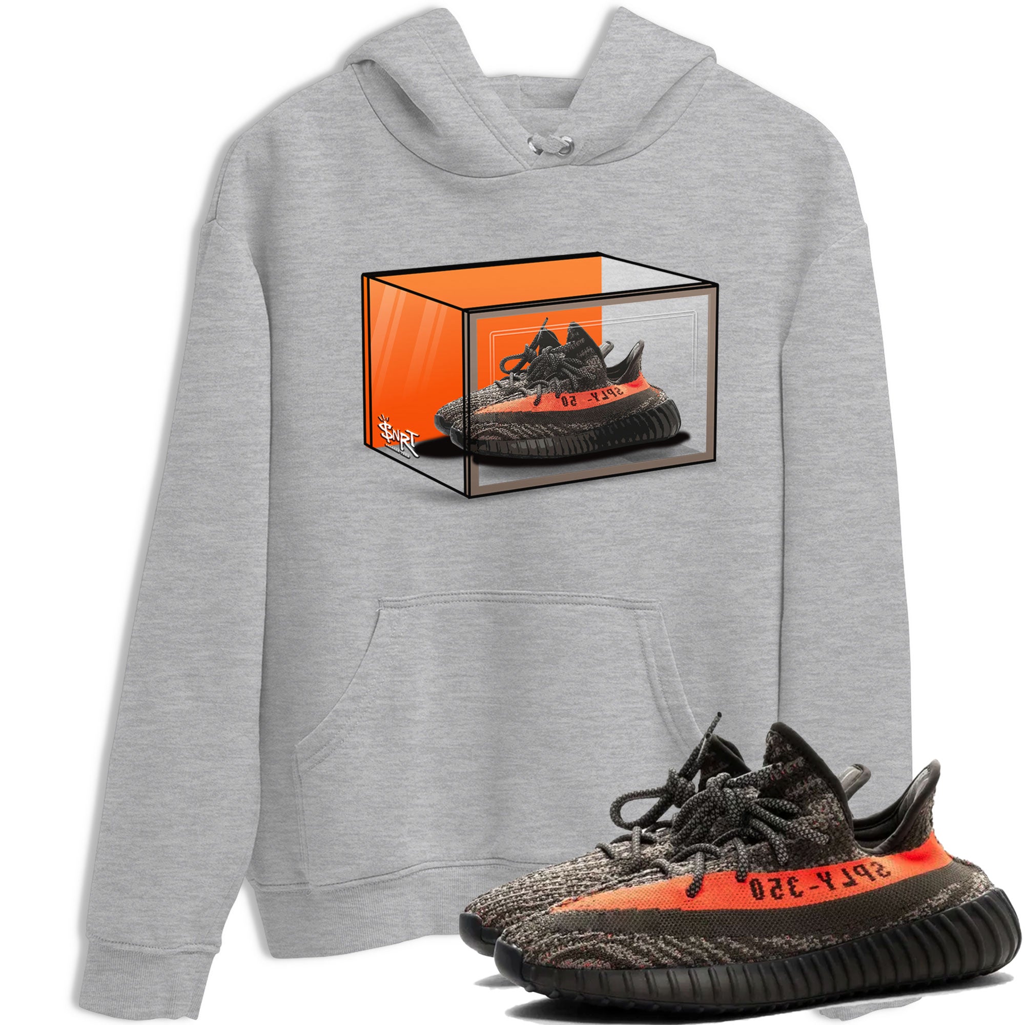 Shoe Box snkmatch Tee - Yeezy 350 Carbon Beluga