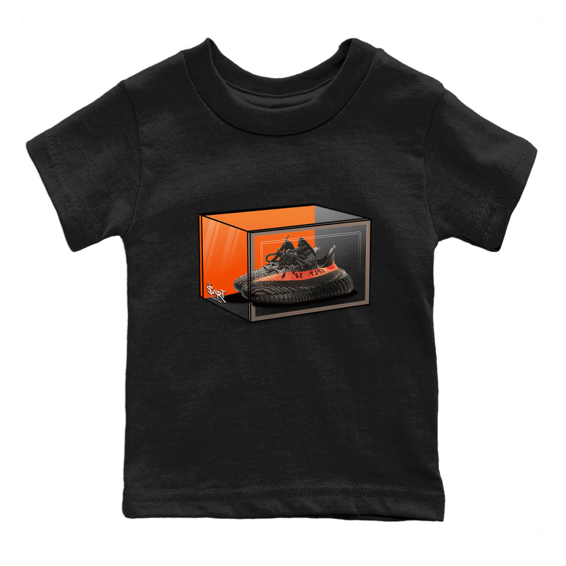 Shoe Box snkmatch Tee Kids - Yeezy 350 Carbon Beluga
