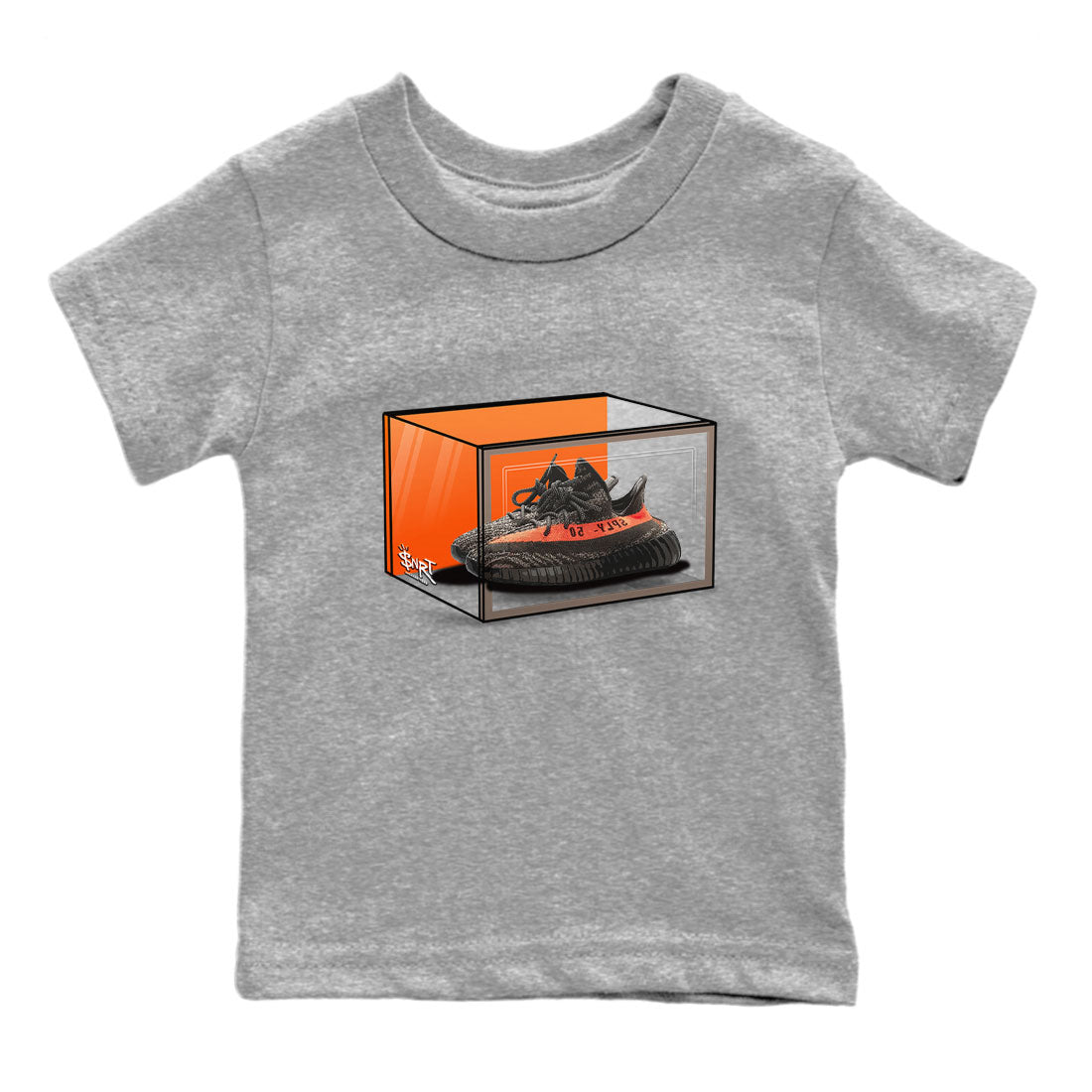 Shoe Box snkmatch Tee Kids - Yeezy 350 Carbon Beluga