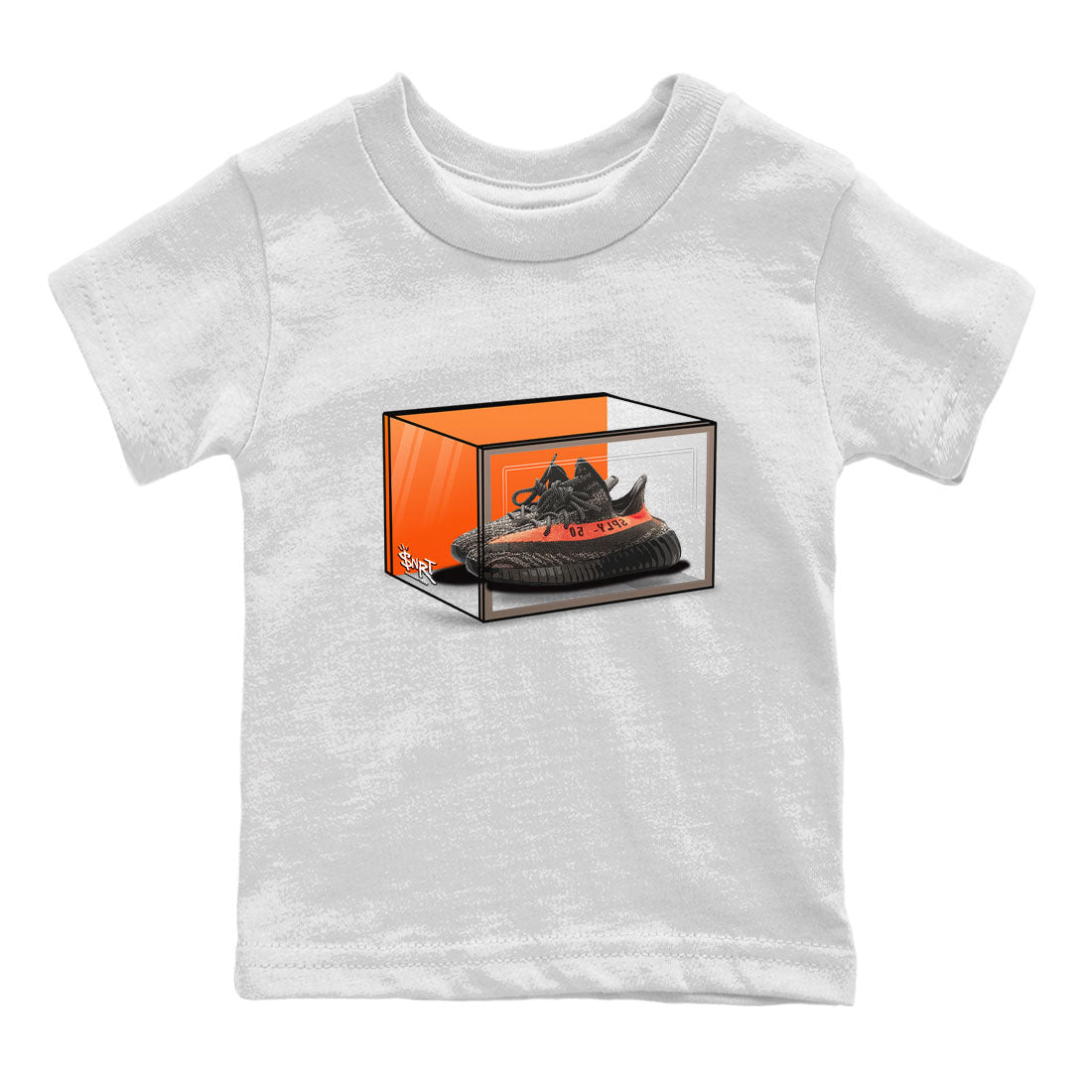 Shoe Box snkmatch Tee Kids - Yeezy 350 Carbon Beluga