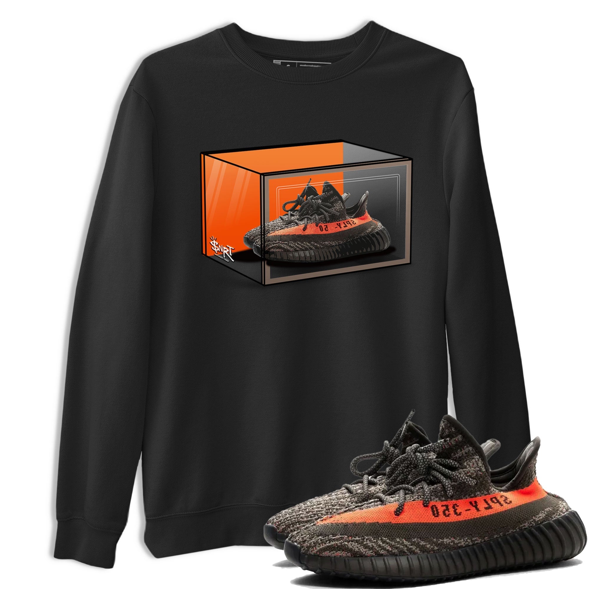 Shoe Box snkmatch Tee - Yeezy 350 Carbon Beluga
