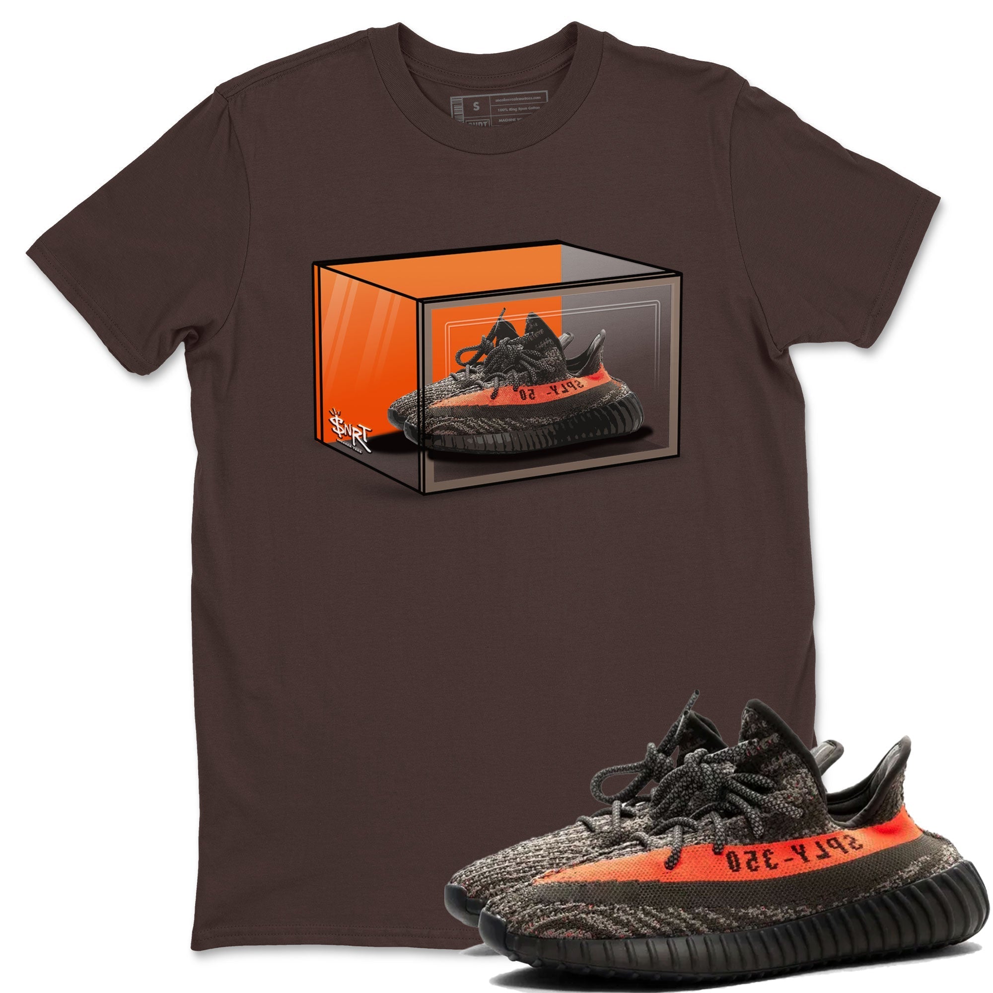 Shoe Box snkmatch Tee - Yeezy 350 Carbon Beluga