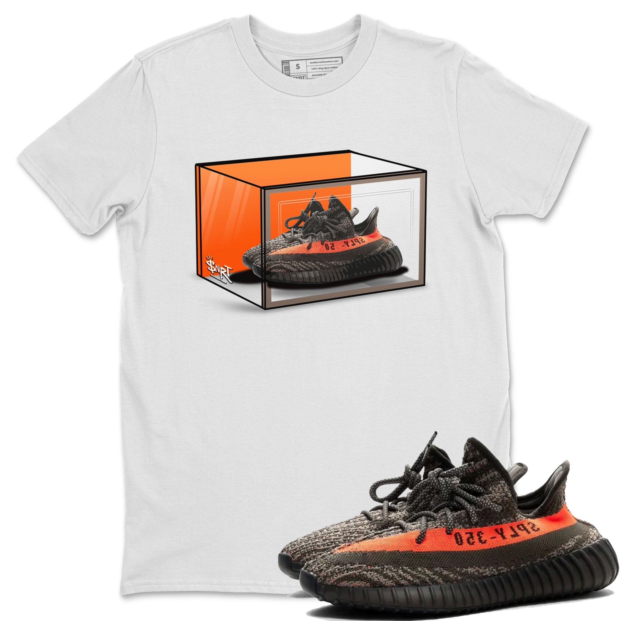 Shoe Box snkmatch Tee - Yeezy 350 Carbon Beluga