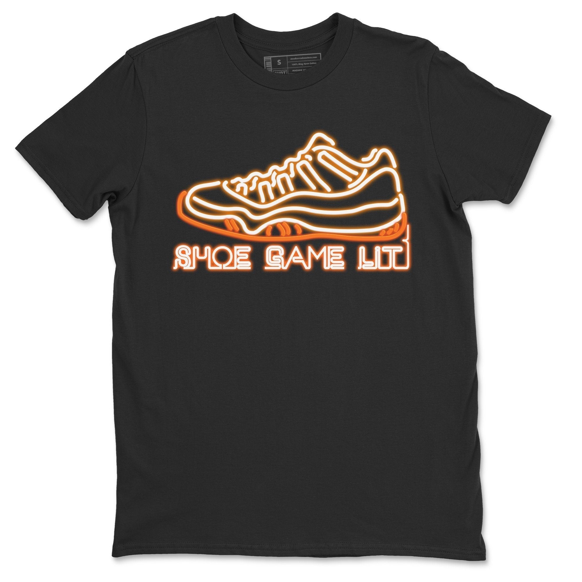 Shoe Game Lit Unisex Tops - Air Jordan 11 Citrus