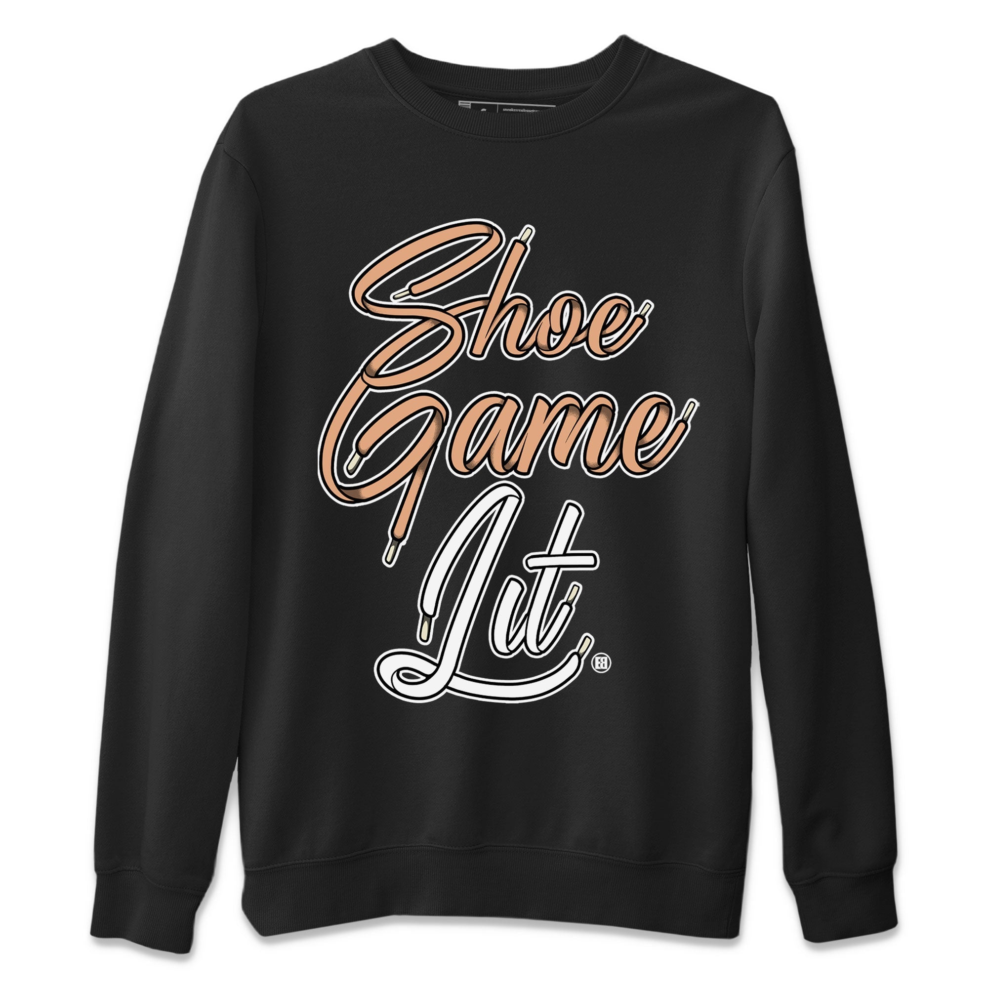 Shoe Game Lit Shoe Lace snkmatch Tee - Air Jordan 1 Praline