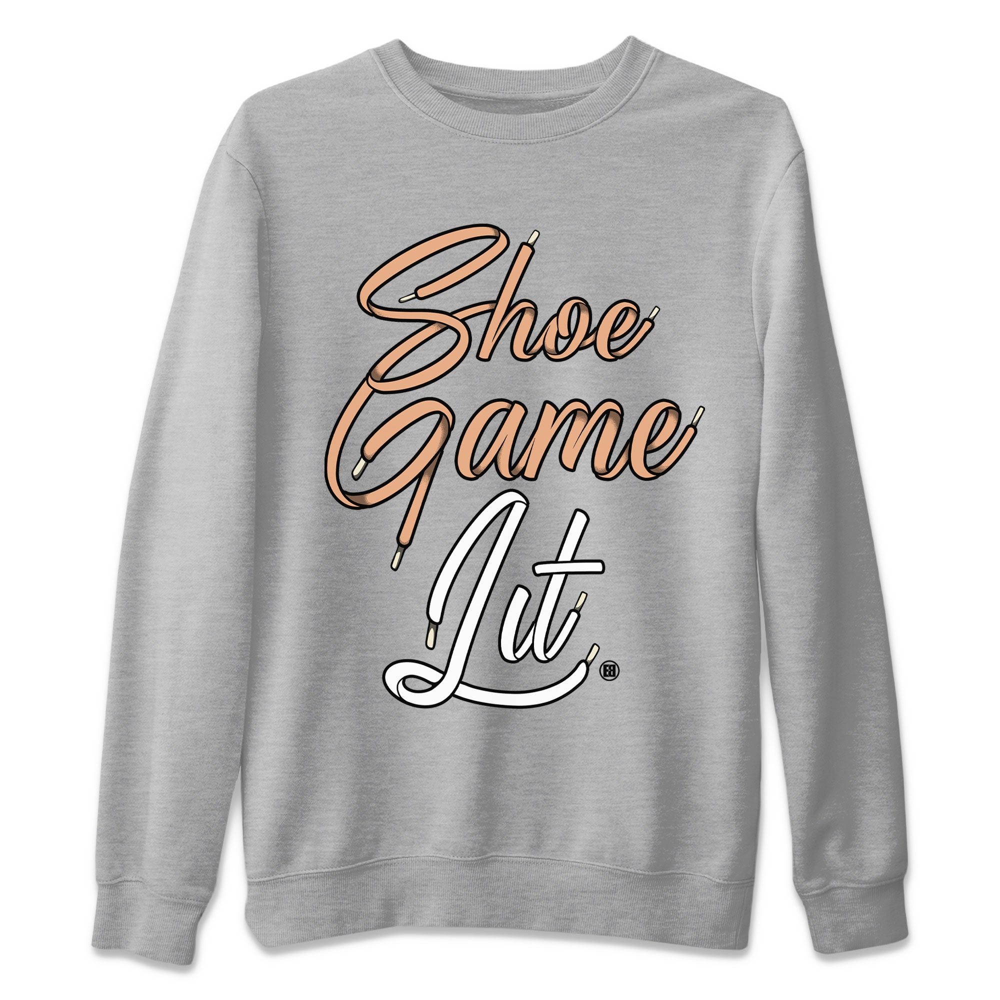 Shoe Game Lit Shoe Lace snkmatch Tee - Air Jordan 1 Praline
