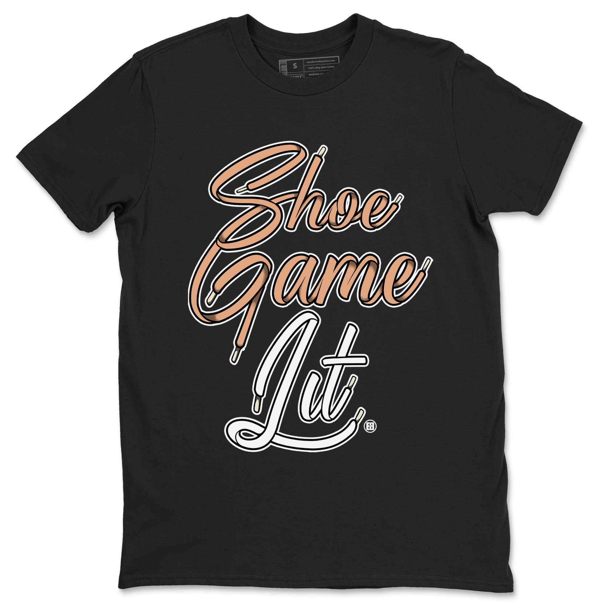 Shoe Game Lit Shoe Lace snkmatch Tee - Air Jordan 1 Praline