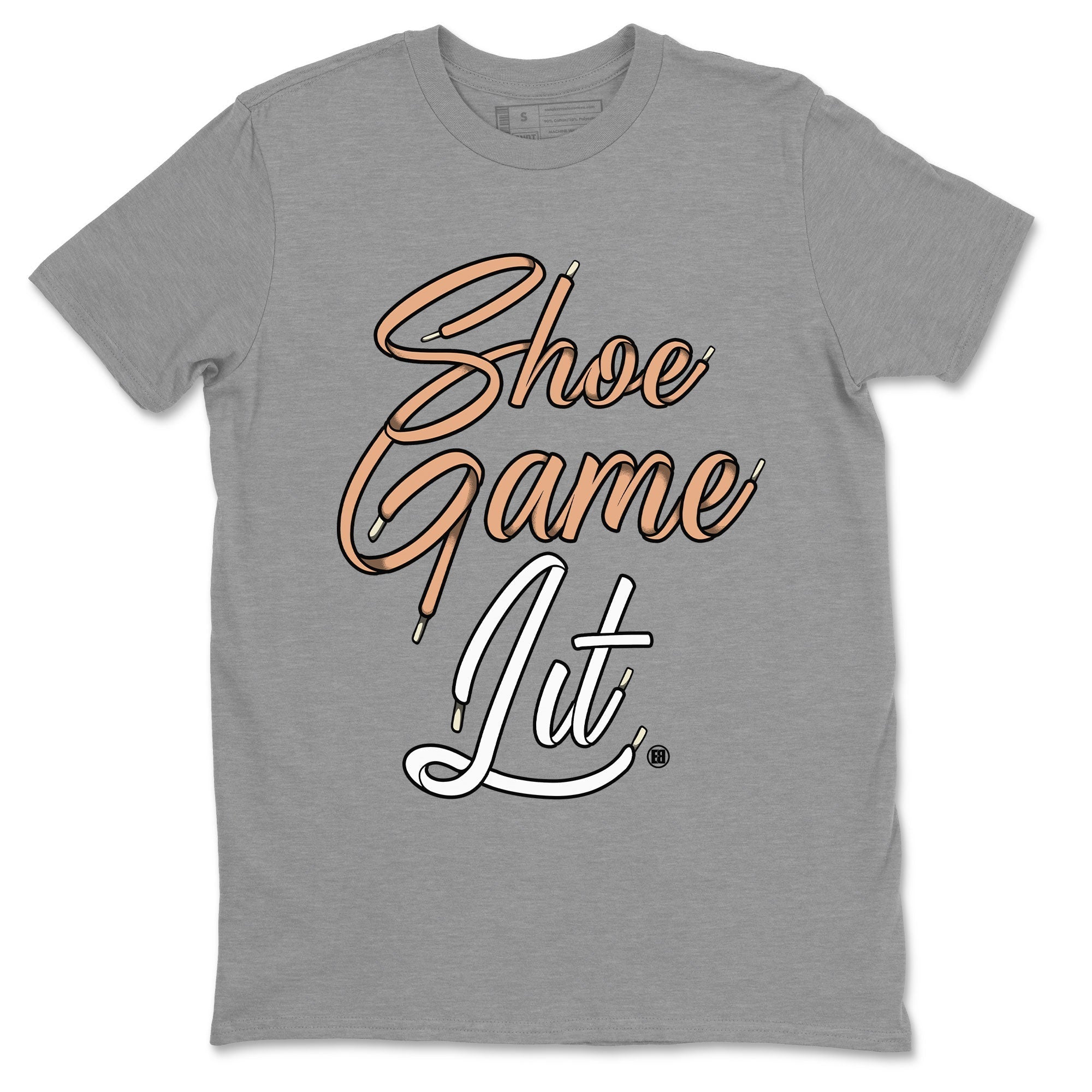 Shoe Game Lit Shoe Lace snkmatch Tee - Air Jordan 1 Praline