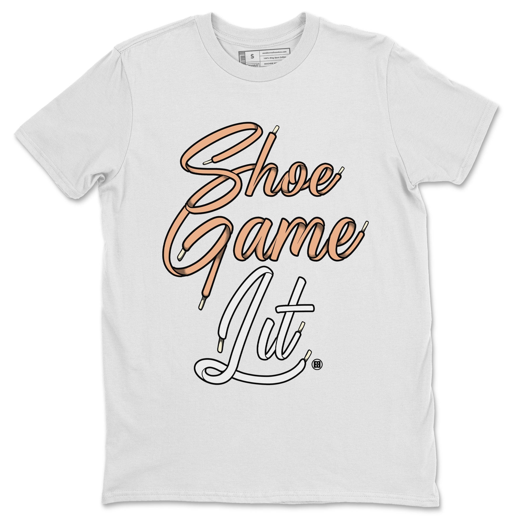 Shoe Game Lit Shoe Lace snkmatch Tee - Air Jordan 1 Praline