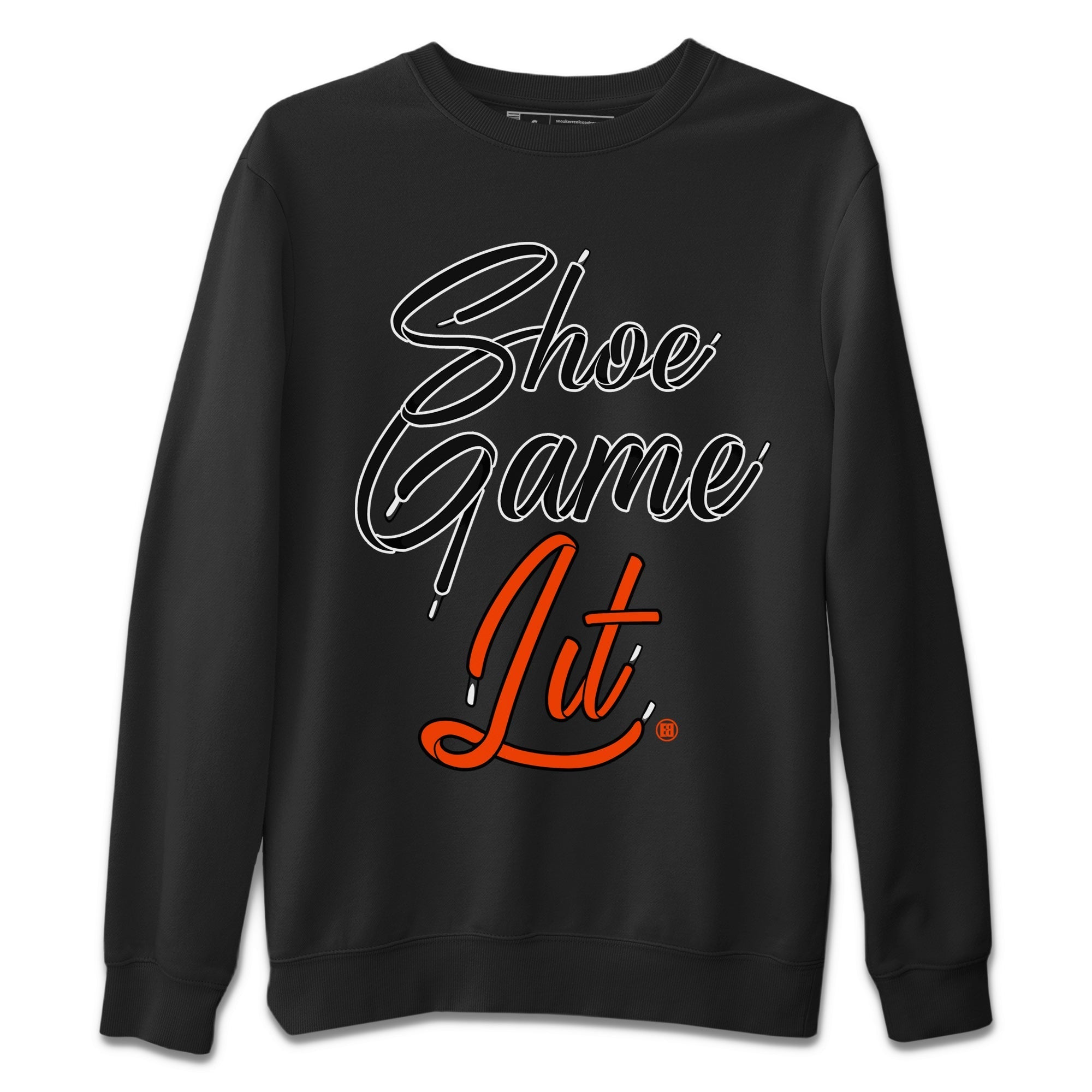 Shoe Game Lit Shoe Lace Unisex Tops - Air Jordan 12 Brilliant Orange