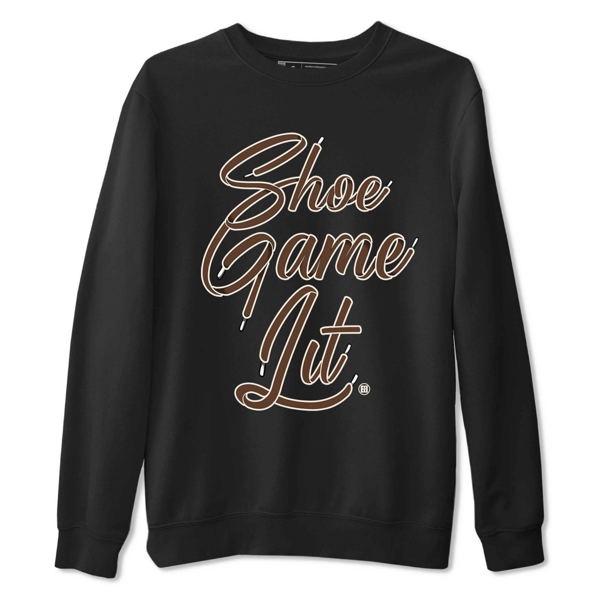 Shoe Game Lit Shoe Lace snkmatch Tee - Dunk Cacao Wow