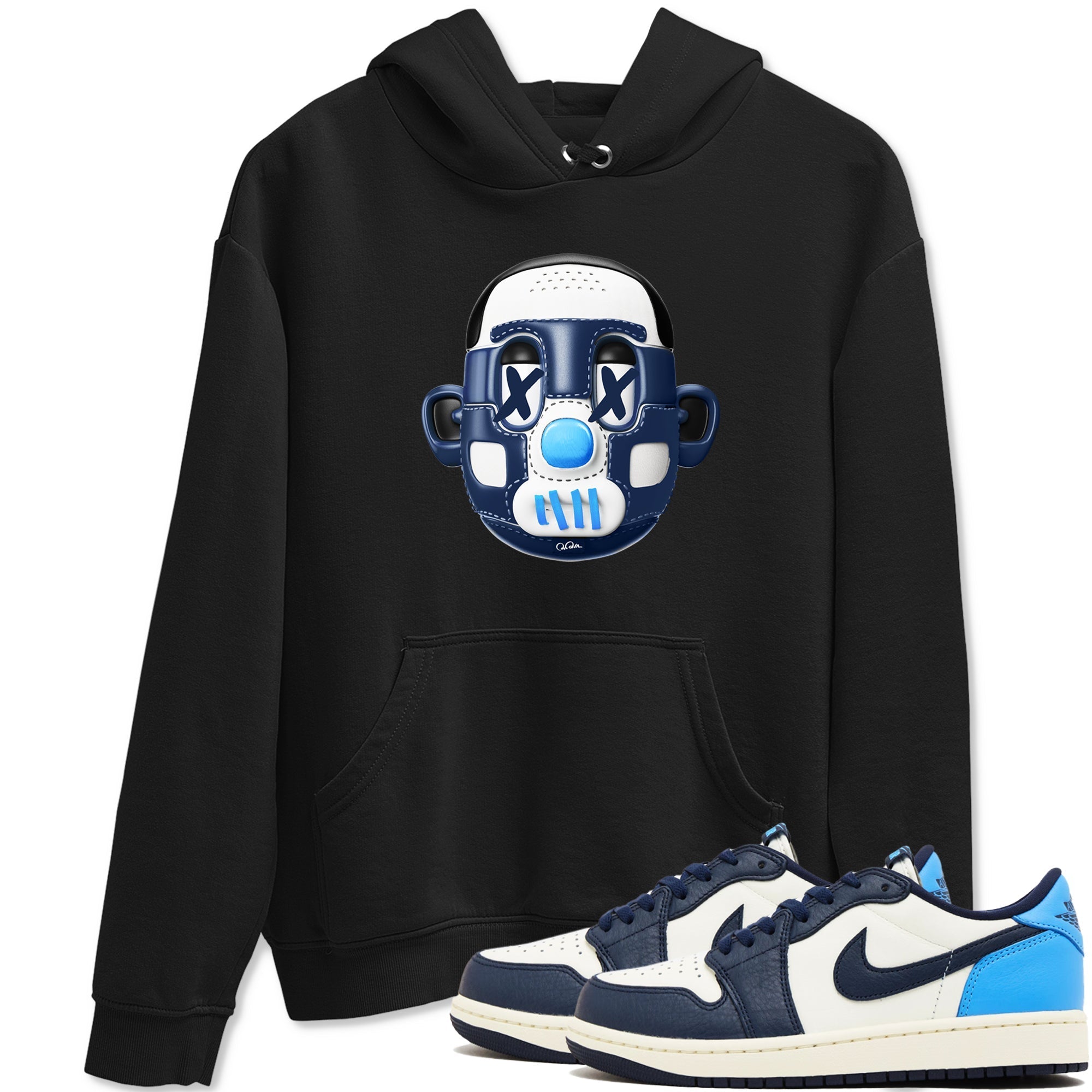 Shoe Head snkmatch Tees - Air Jordan 1 Obsidian