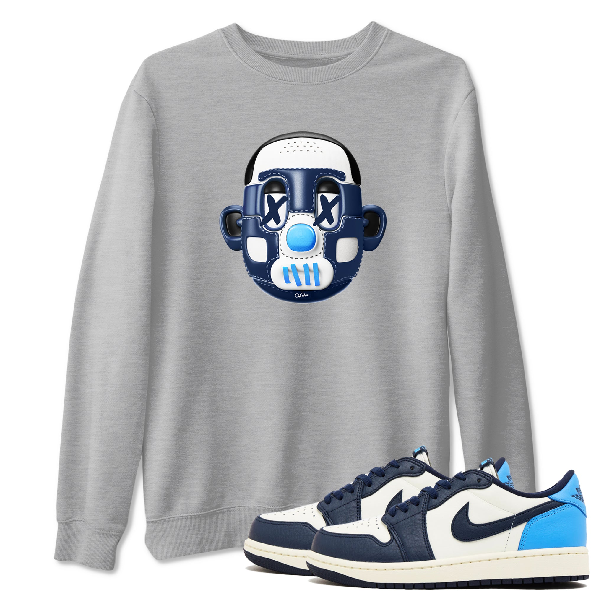 Shoe Head snkmatch Tees - Air Jordan 1 Obsidian