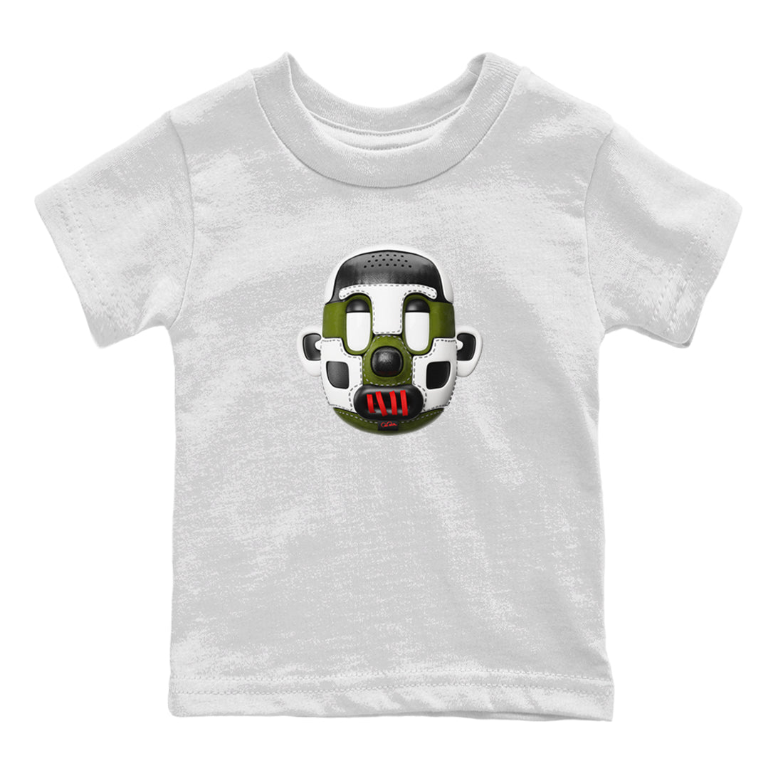 Shoe Head Kids Tops - Air Jordan 1 Travis Scott Olive