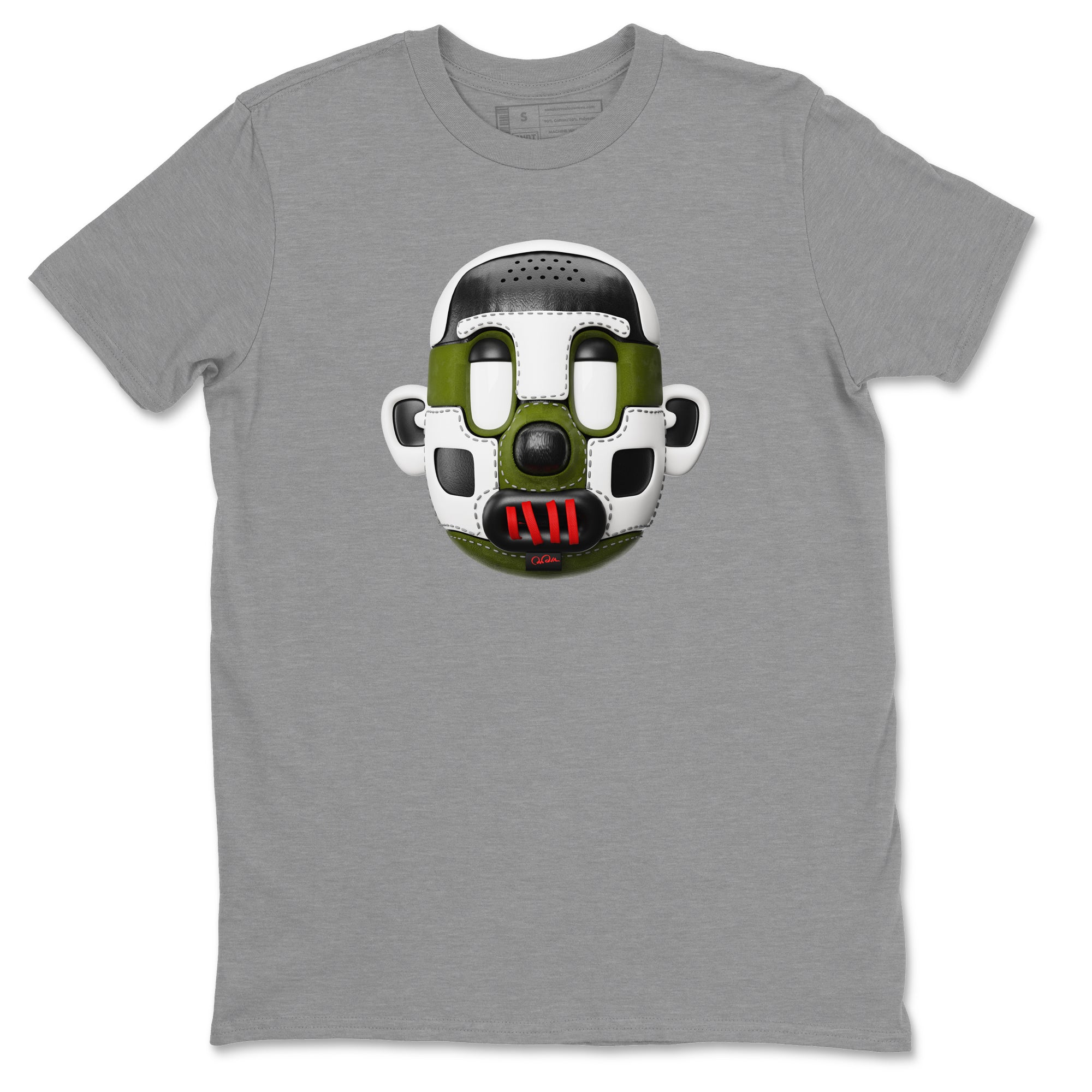 Shoe Head Unisex Tops - Air Jordan 1 Travis Scott Olive