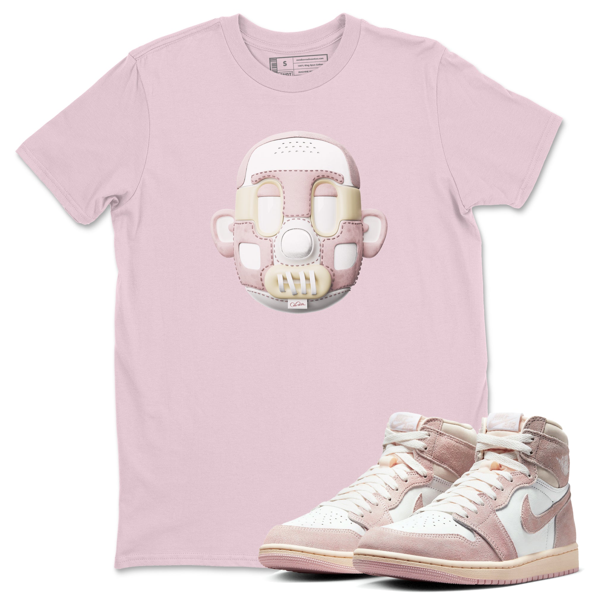 Shoe Head Unisex Tops - Air Jordan 1 Washed Pink