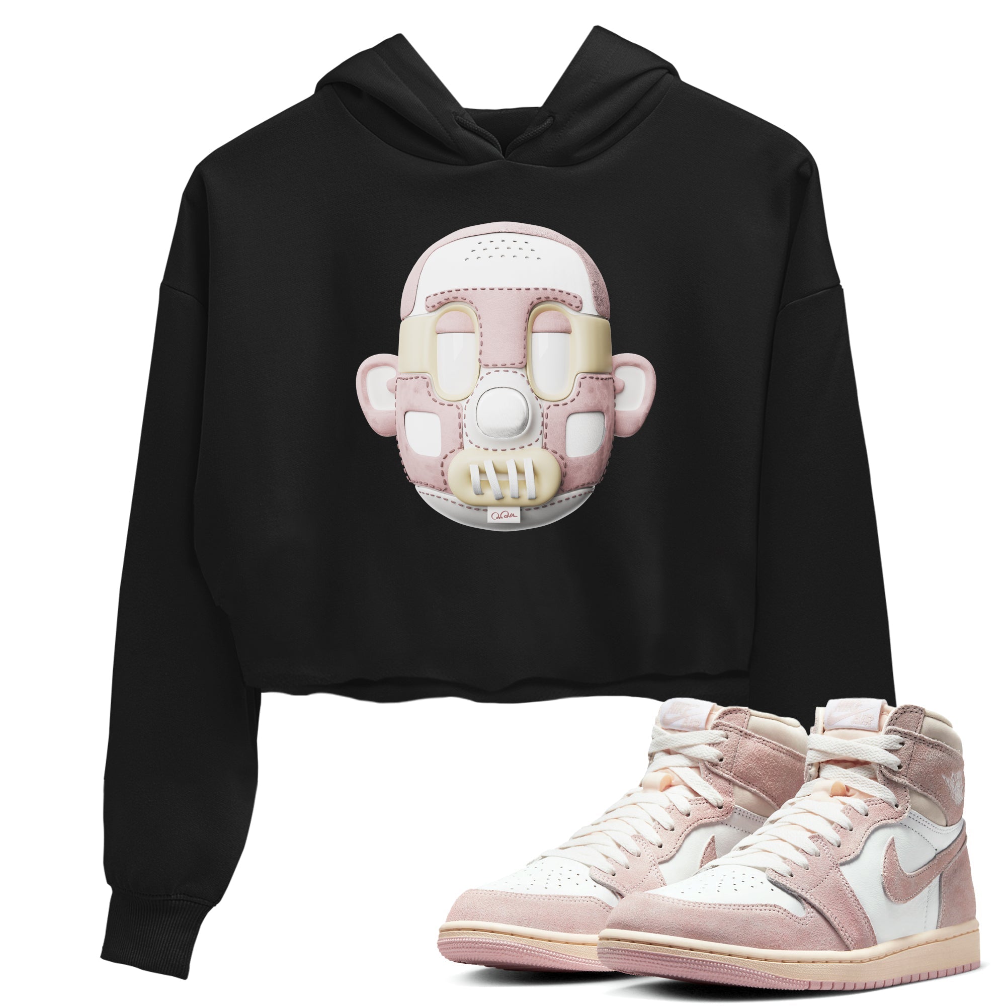 Shoe Head Women's Tops - Air Jordan 1 Washed Pink