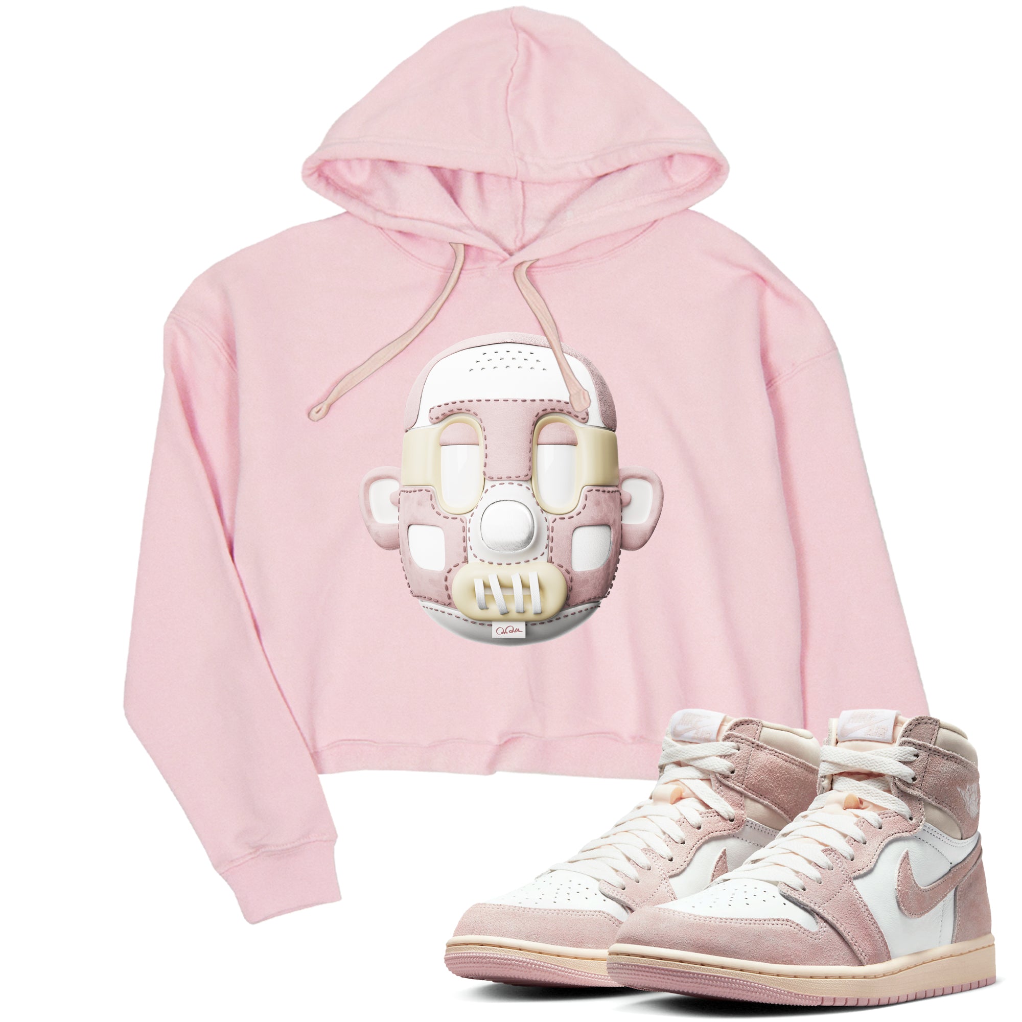Shoe Head Women's Tops - Air Jordan 1 Washed Pink