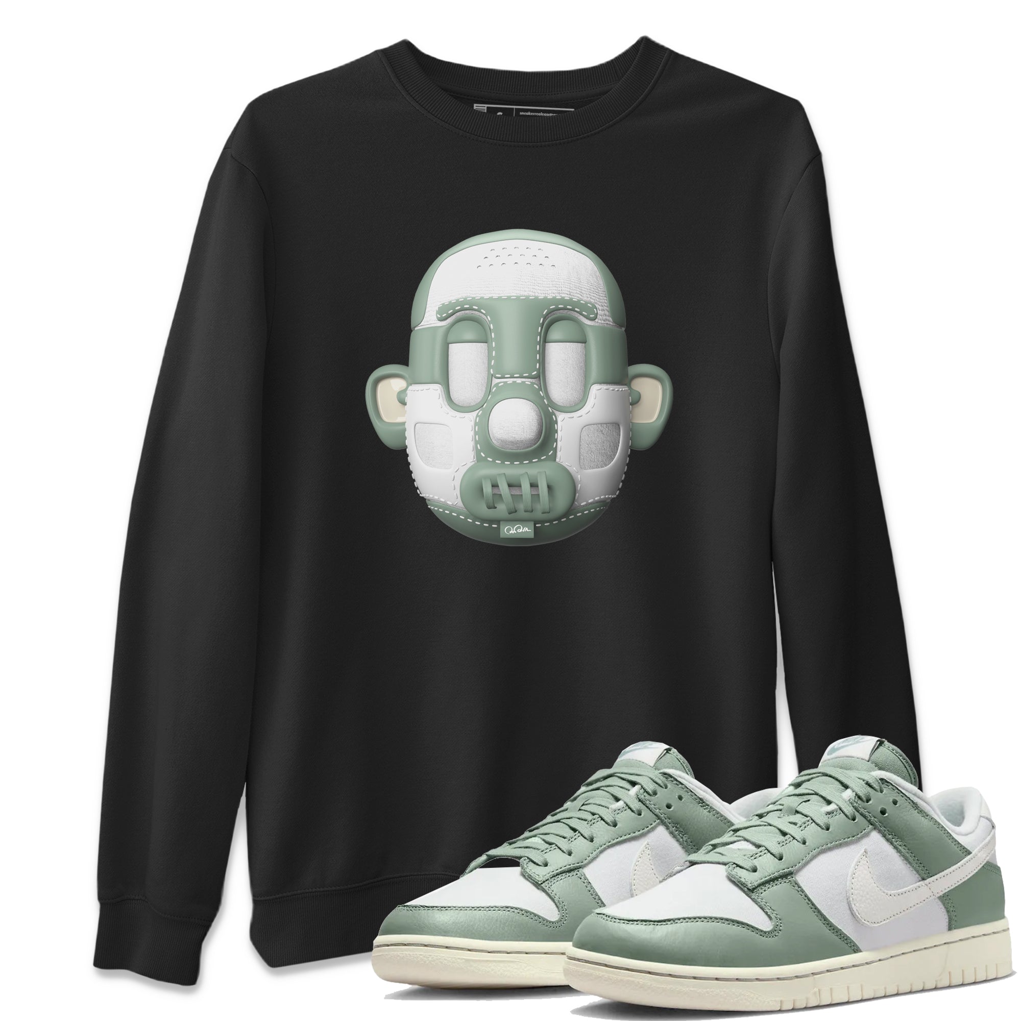 Shoe Head Unisex Tops - Dunk Mica Green