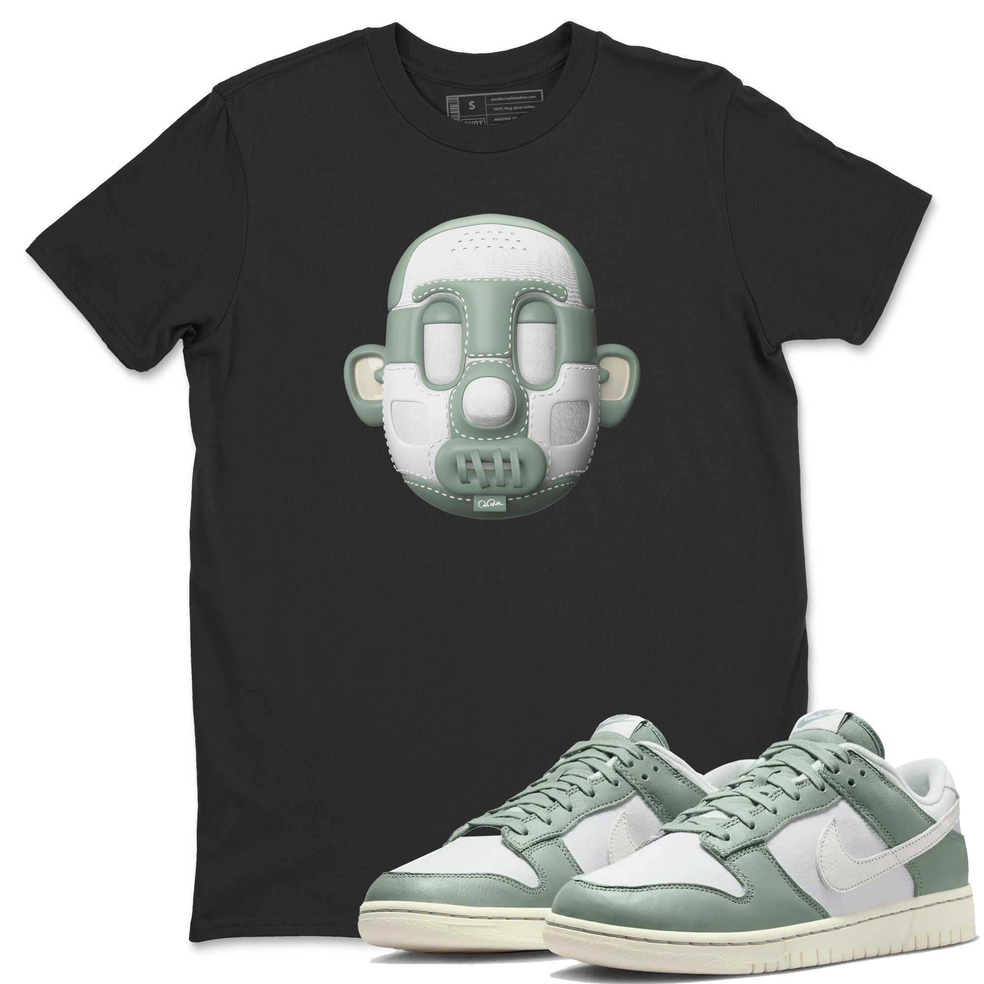 Shoe Head Unisex Tops - Dunk Mica Green