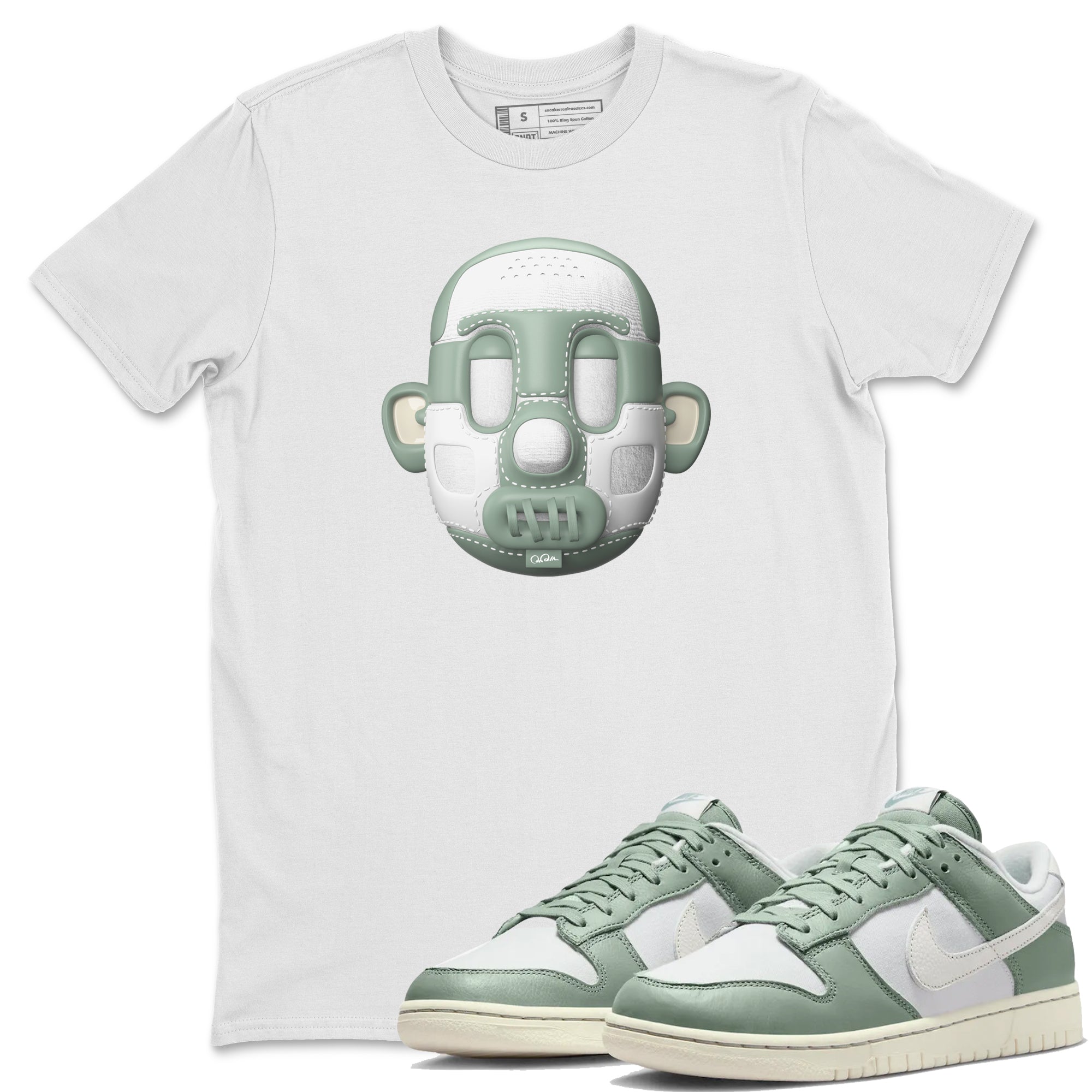 Shoe Head Unisex Tops - Dunk Mica Green