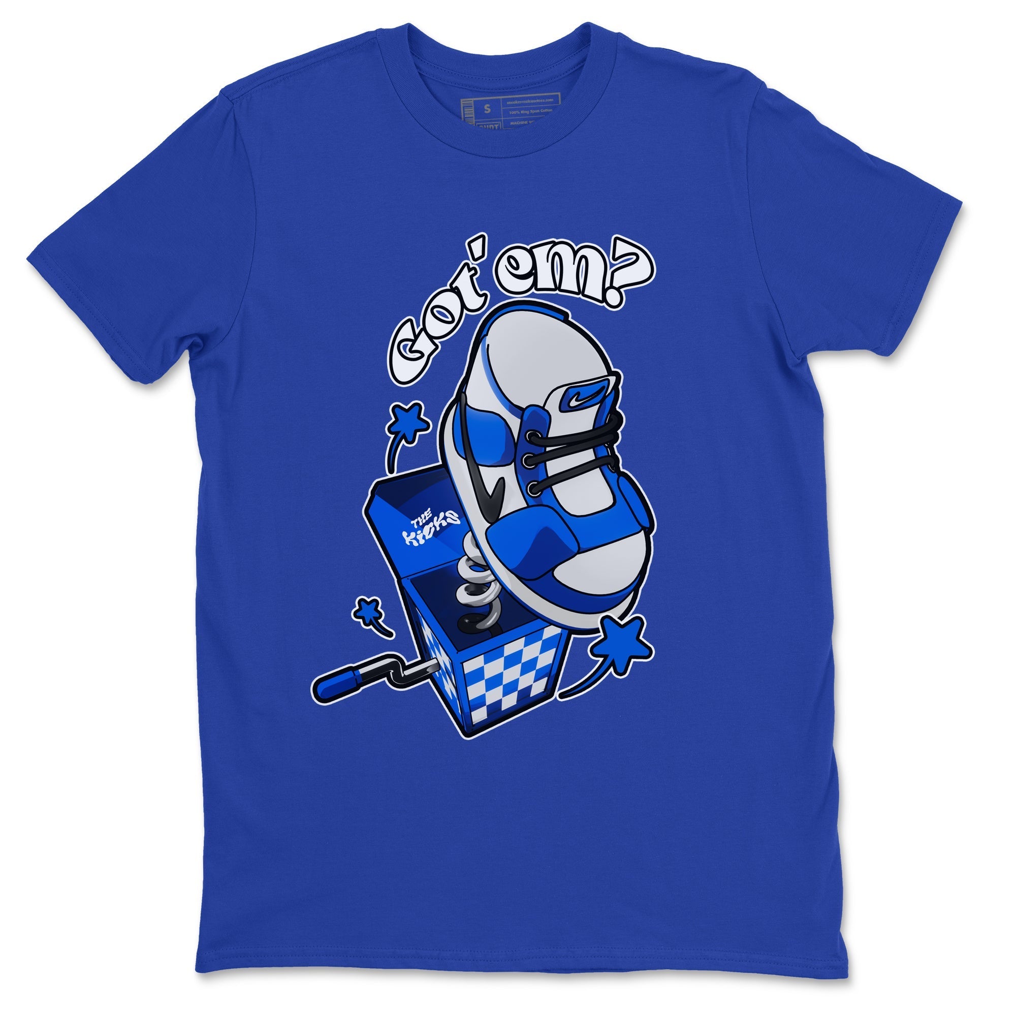 Shoe In The Box snkmatch Tees - Air Jordan 1 Game Royal