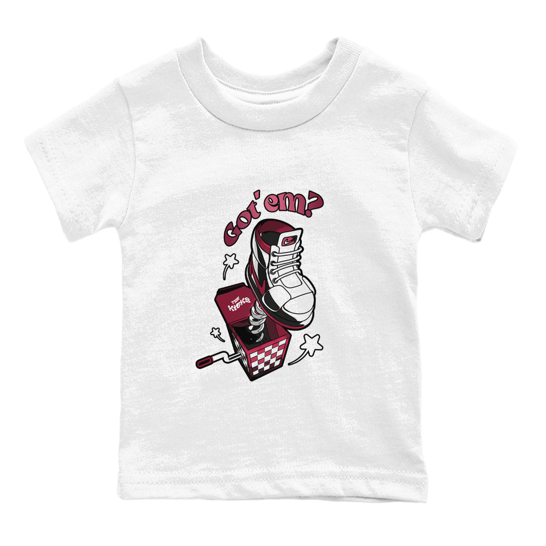 Shoe In The Box snkmatch Tee Kids - Air Jordan 1 Metallic Burgundy