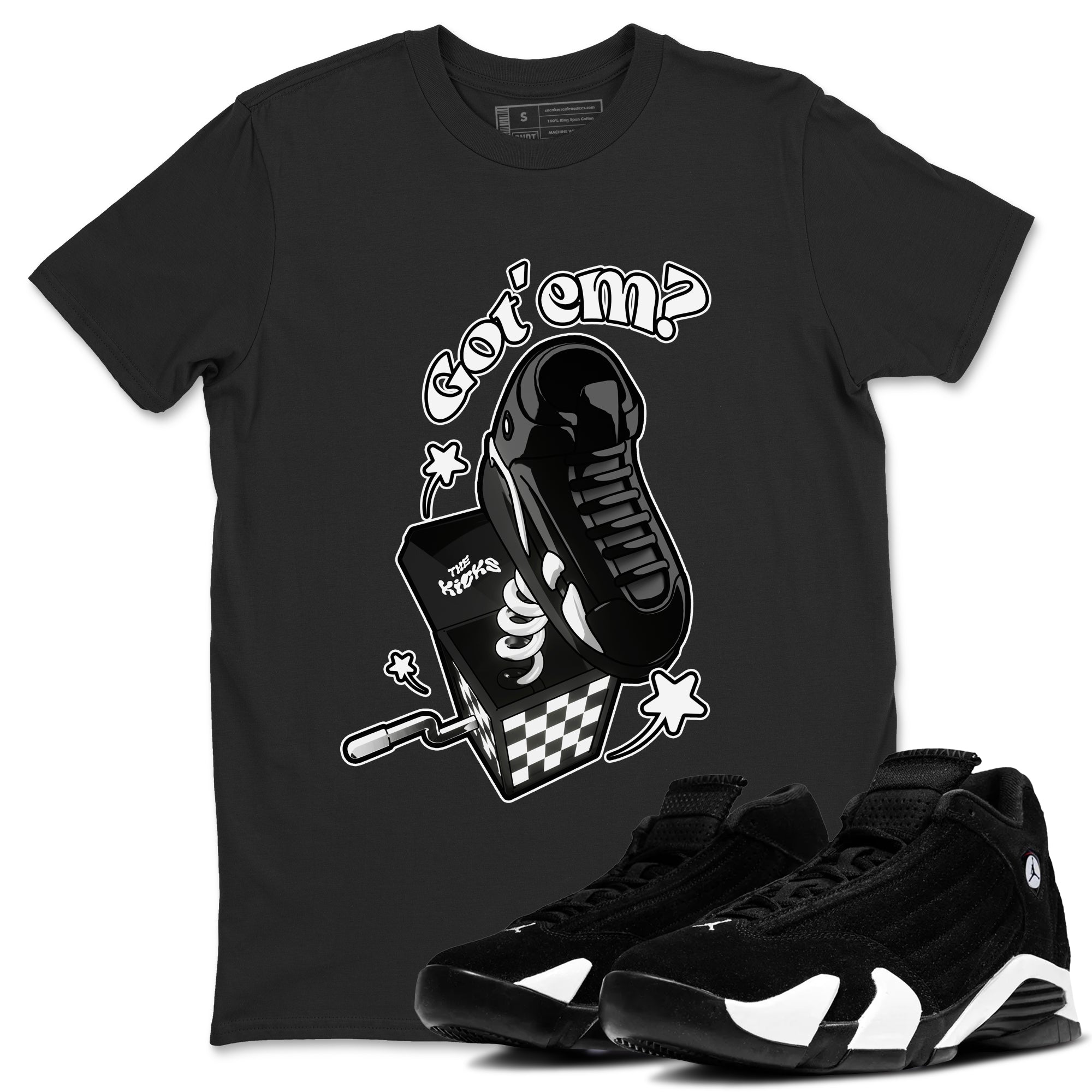 Shoe In The Box snkmatch Tees - Air Jordan 14 Panda