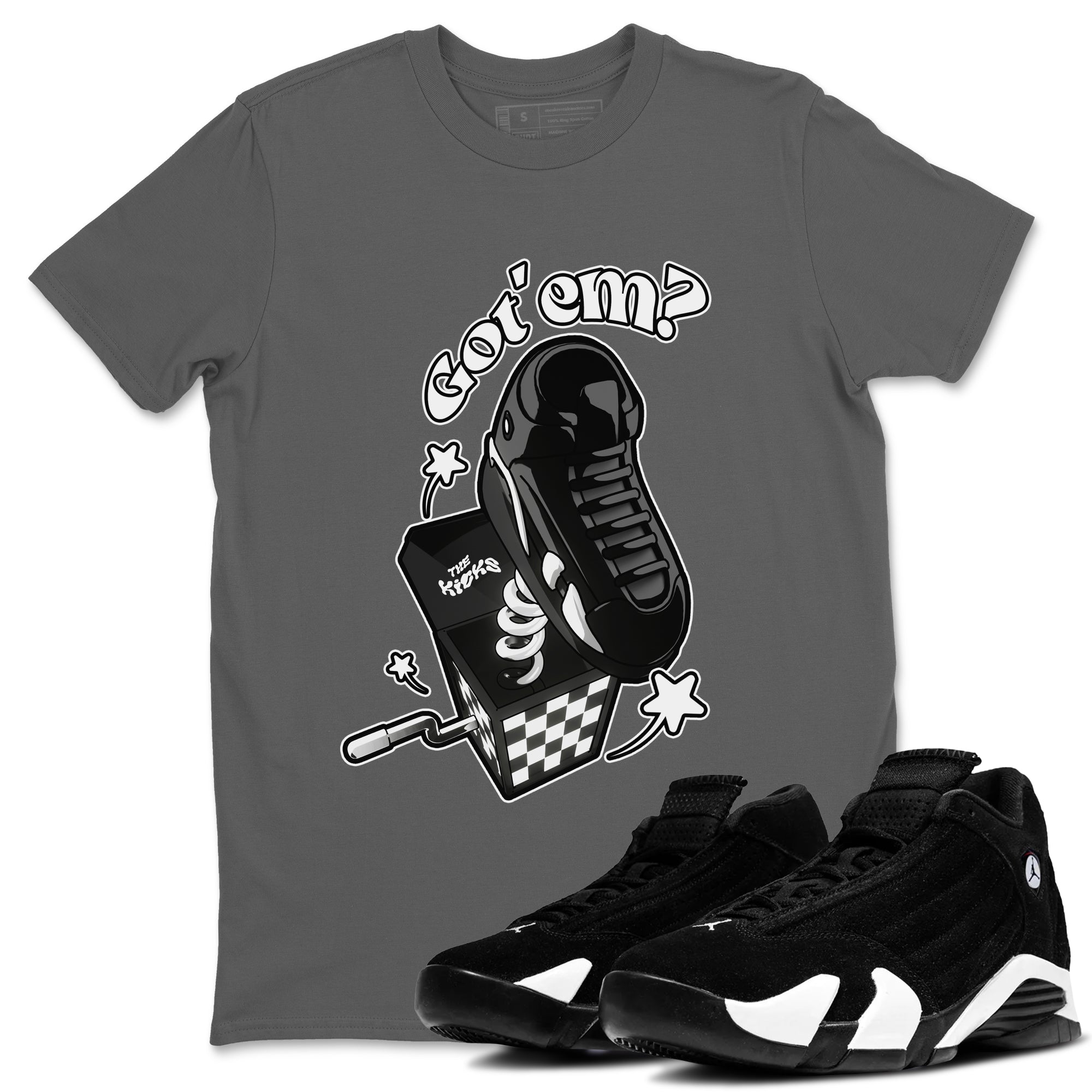 Shoe In The Box snkmatch Tees - Air Jordan 14 Panda