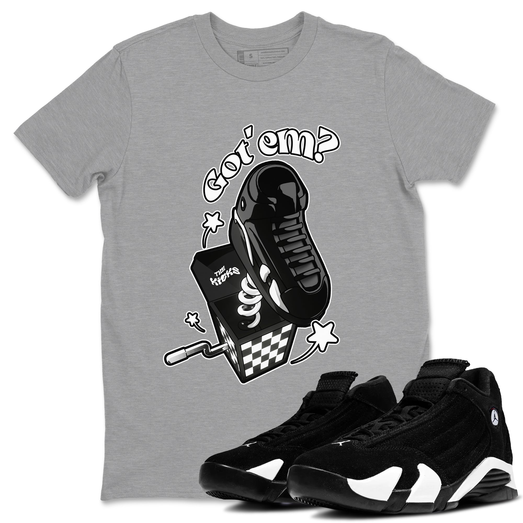 Shoe In The Box snkmatch Tees - Air Jordan 14 Panda