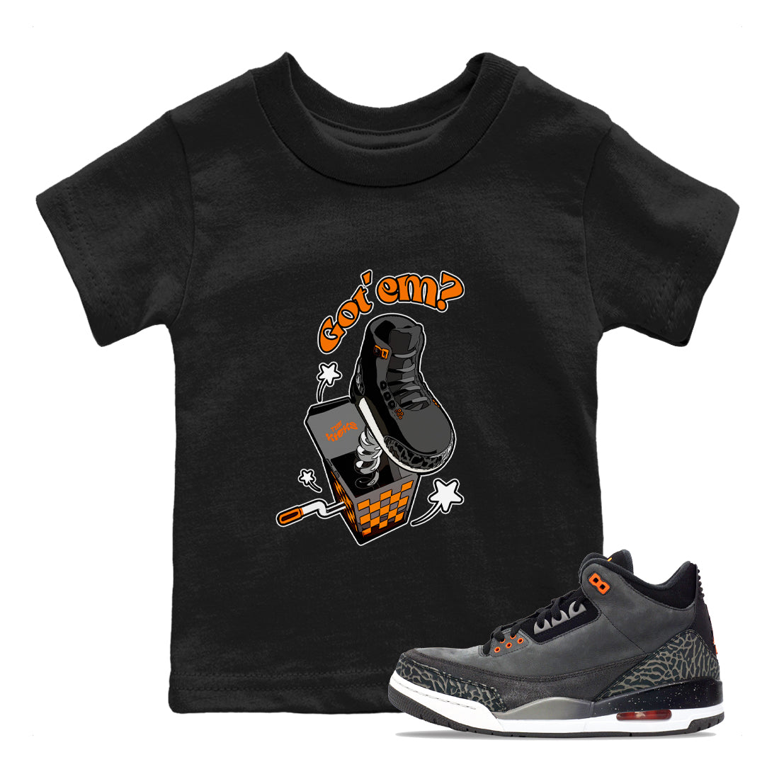 Shoe In The Box snkmatch Tee Kids - Air Jordan 3 Fear