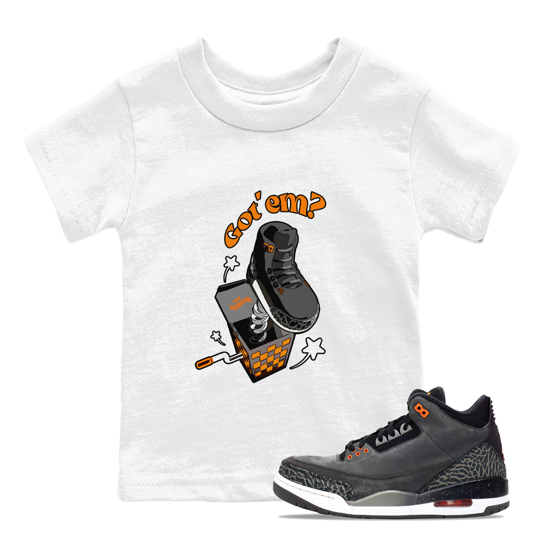 Shoe In The Box snkmatch Tee Kids - Air Jordan 3 Fear