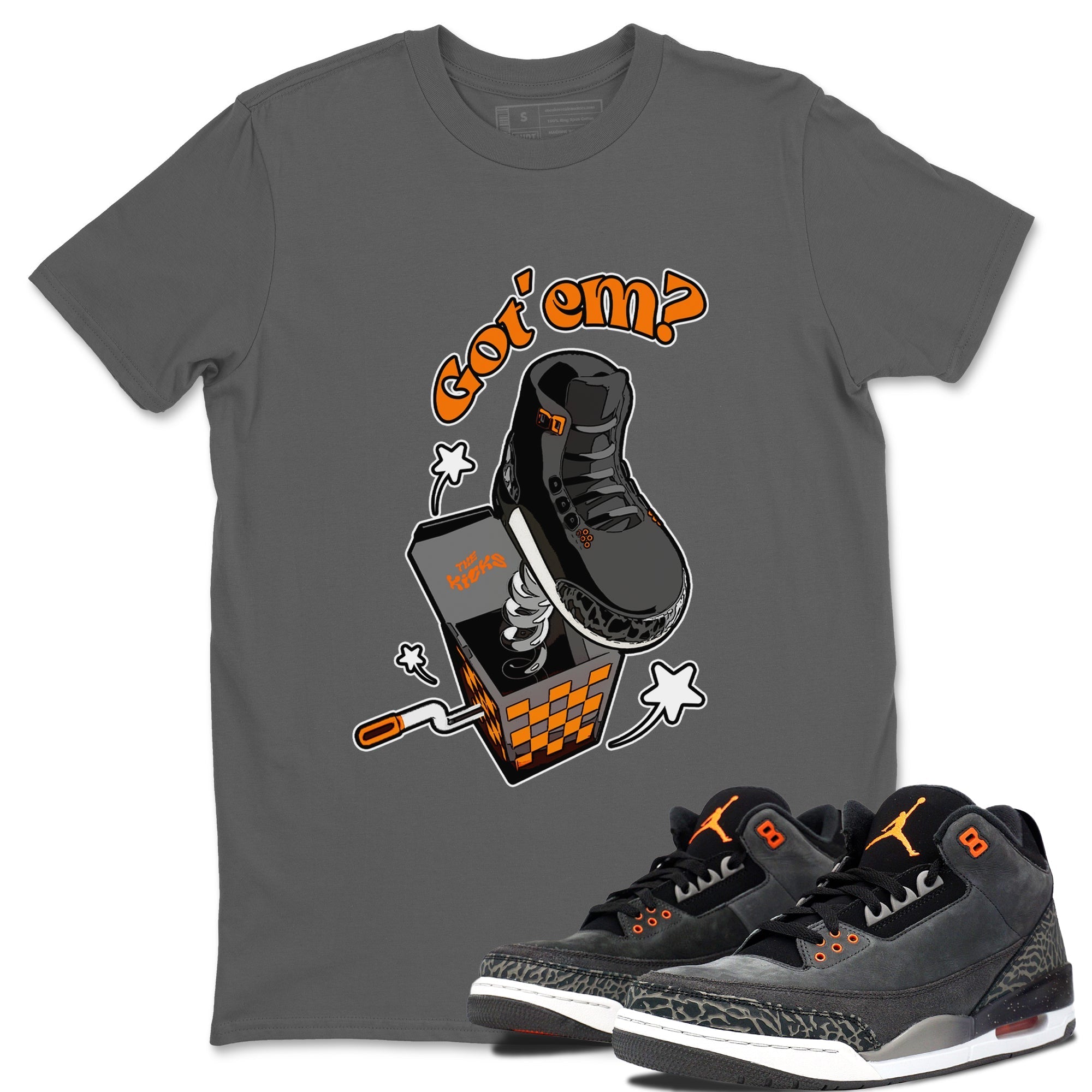 Shoe In The Box snkmatch Tee - Air Jordan 3 Fear