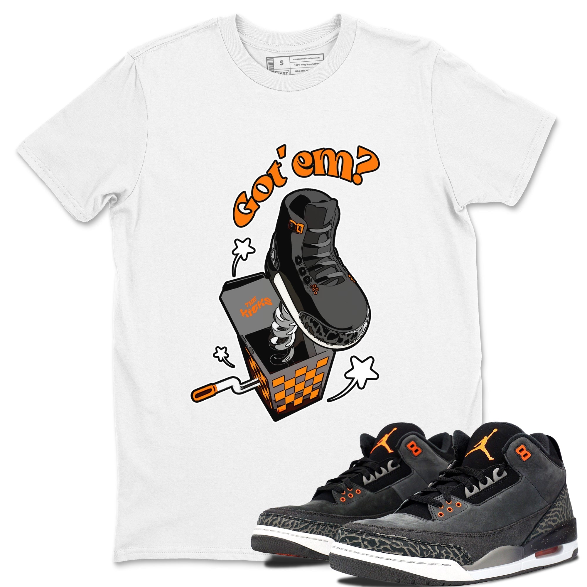 Shoe In The Box snkmatch Tee - Air Jordan 3 Fear