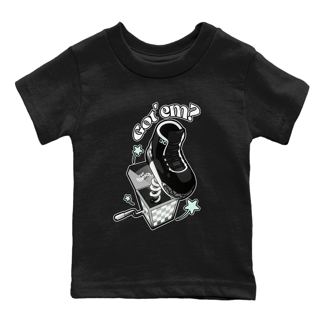 Shoe In The Box snkmatch Tees Kids - Air Jordan 3 Green Glow