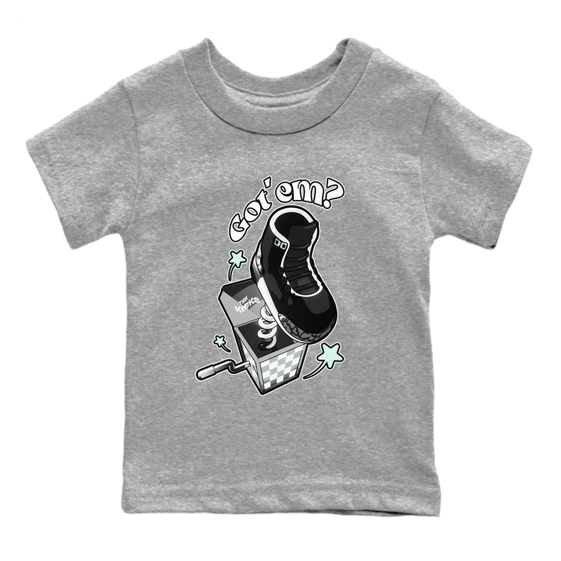 Shoe In The Box snkmatch Tees Kids - Air Jordan 3 Green Glow