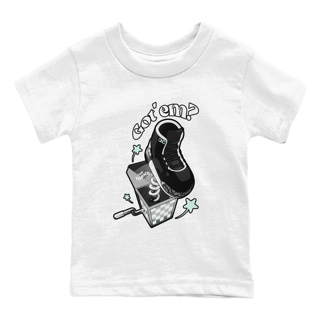 Shoe In The Box snkmatch Tees Kids - Air Jordan 3 Green Glow