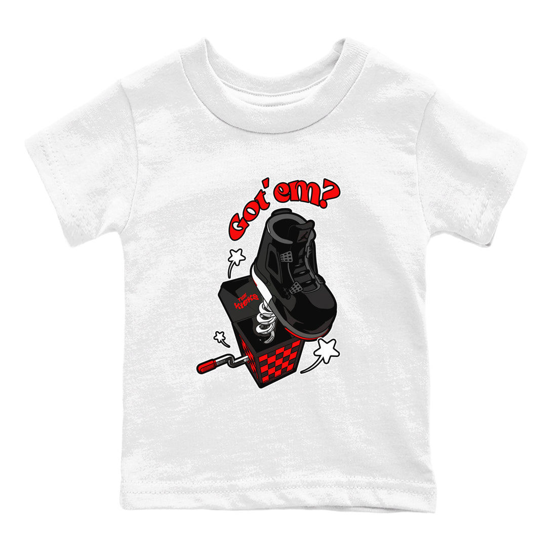 Shoe In The Box snkmatch Tee Kids - Air Jordan 4 Bred Reimagined