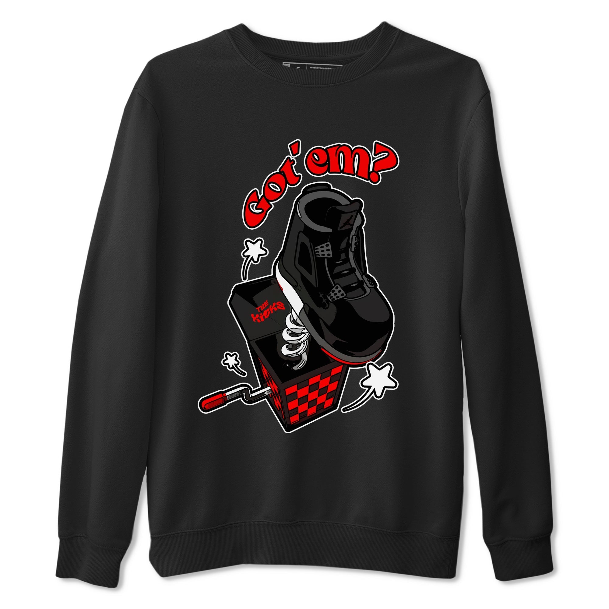 Shoe In The Box snkmatch Tee - Air Jordan 4 Bred Reimagined