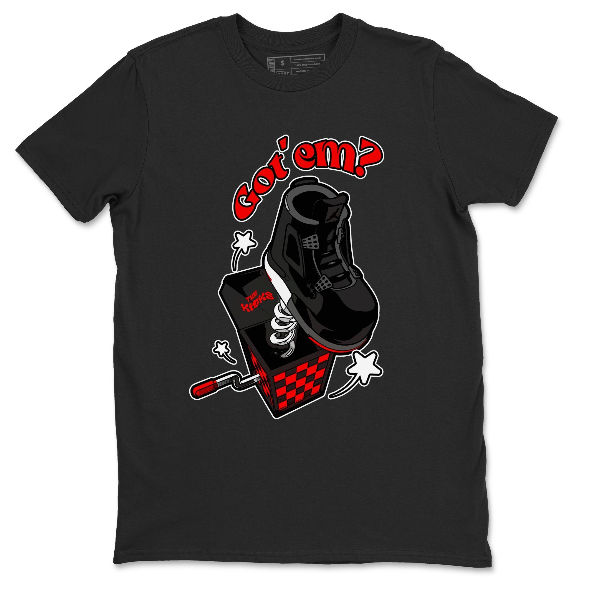 Shoe In The Box snkmatch Tee - Air Jordan 4 Bred Reimagined