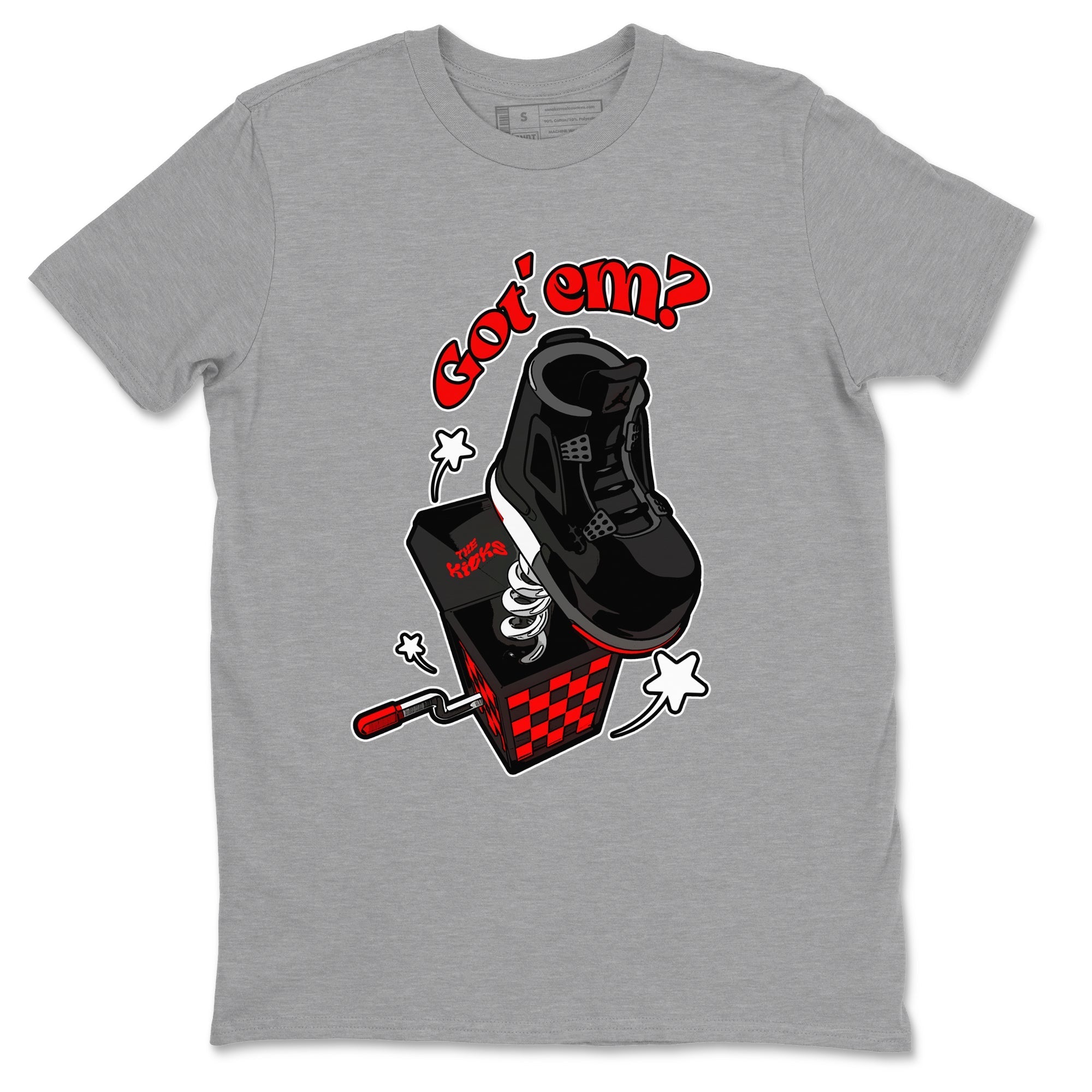 Shoe In The Box snkmatch Tee - Air Jordan 4 Bred Reimagined