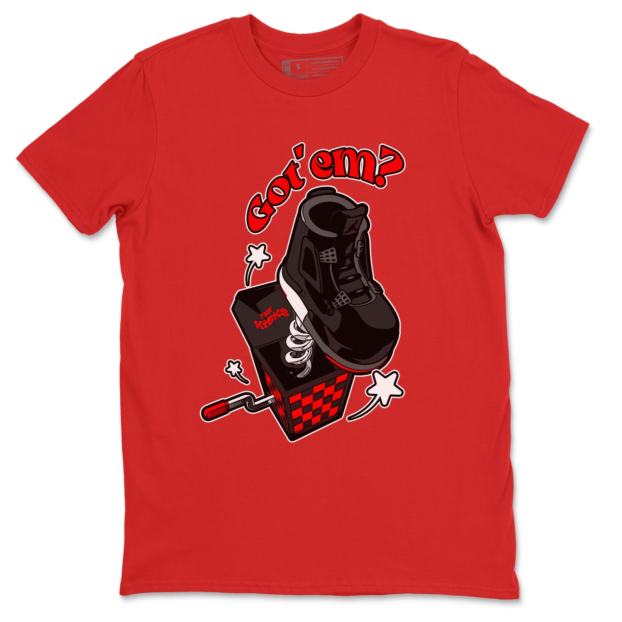 Shoe In The Box snkmatch Tee - Air Jordan 4 Bred Reimagined