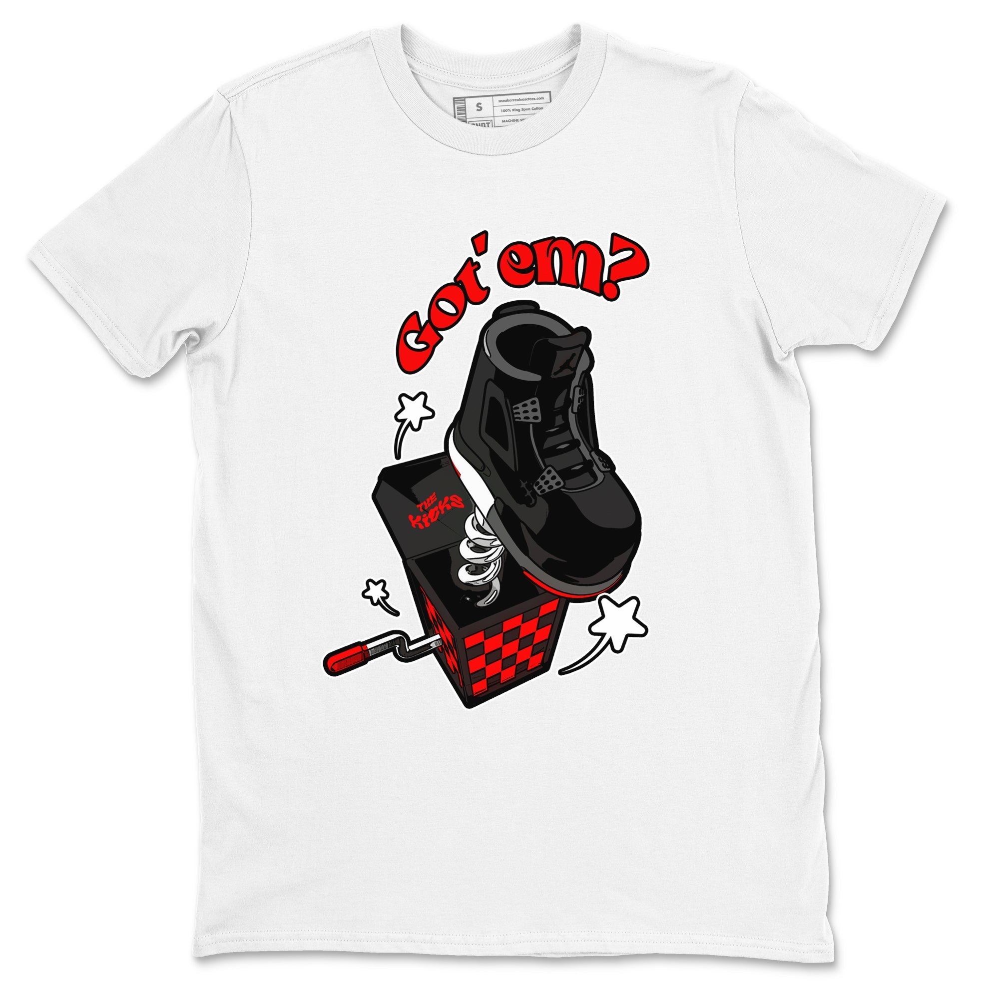 Shoe In The Box snkmatch Tee - Air Jordan 4 Bred Reimagined