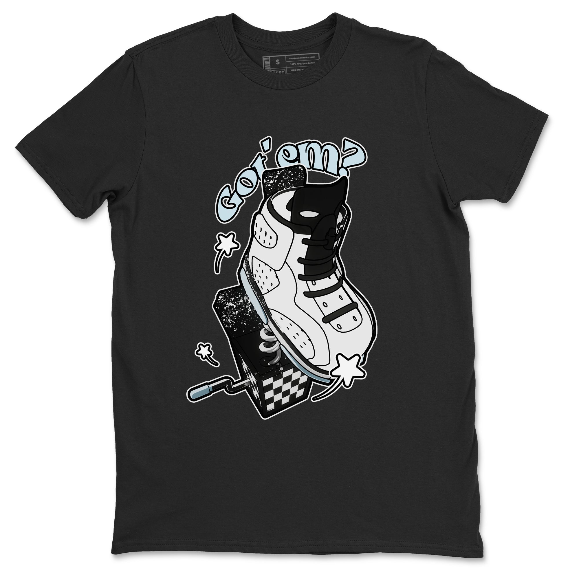 Shoe In The Box snkmatch Tees - Air Jordan 6 White Black