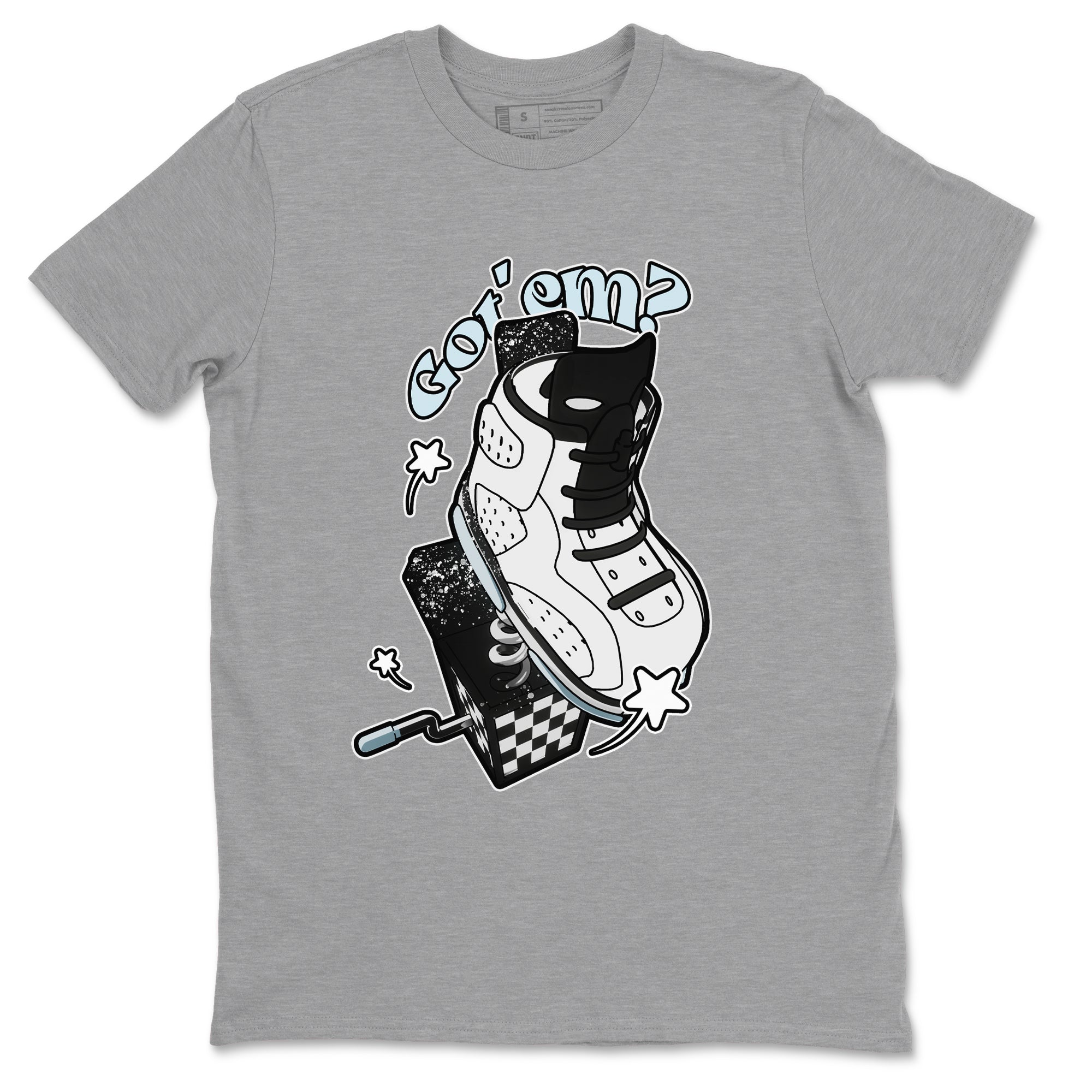 Shoe In The Box snkmatch Tees - Air Jordan 6 White Black