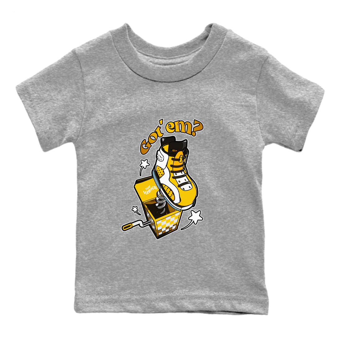 Shoe In The Box snkmatch Tee Kids - Air Jordan 6 Yellow Ochre